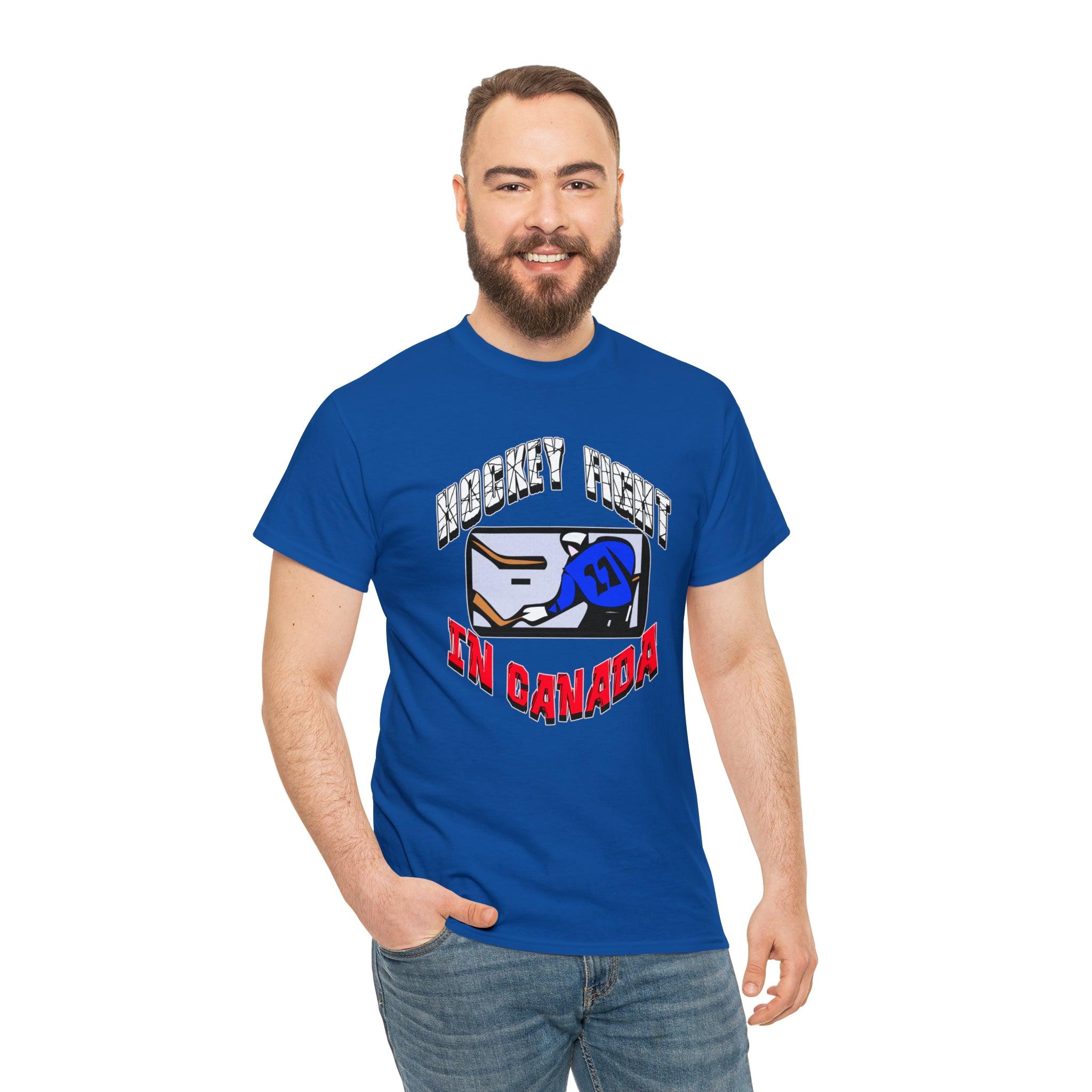 Hockey Fight In Canada - Witty Twisters T-Shirts