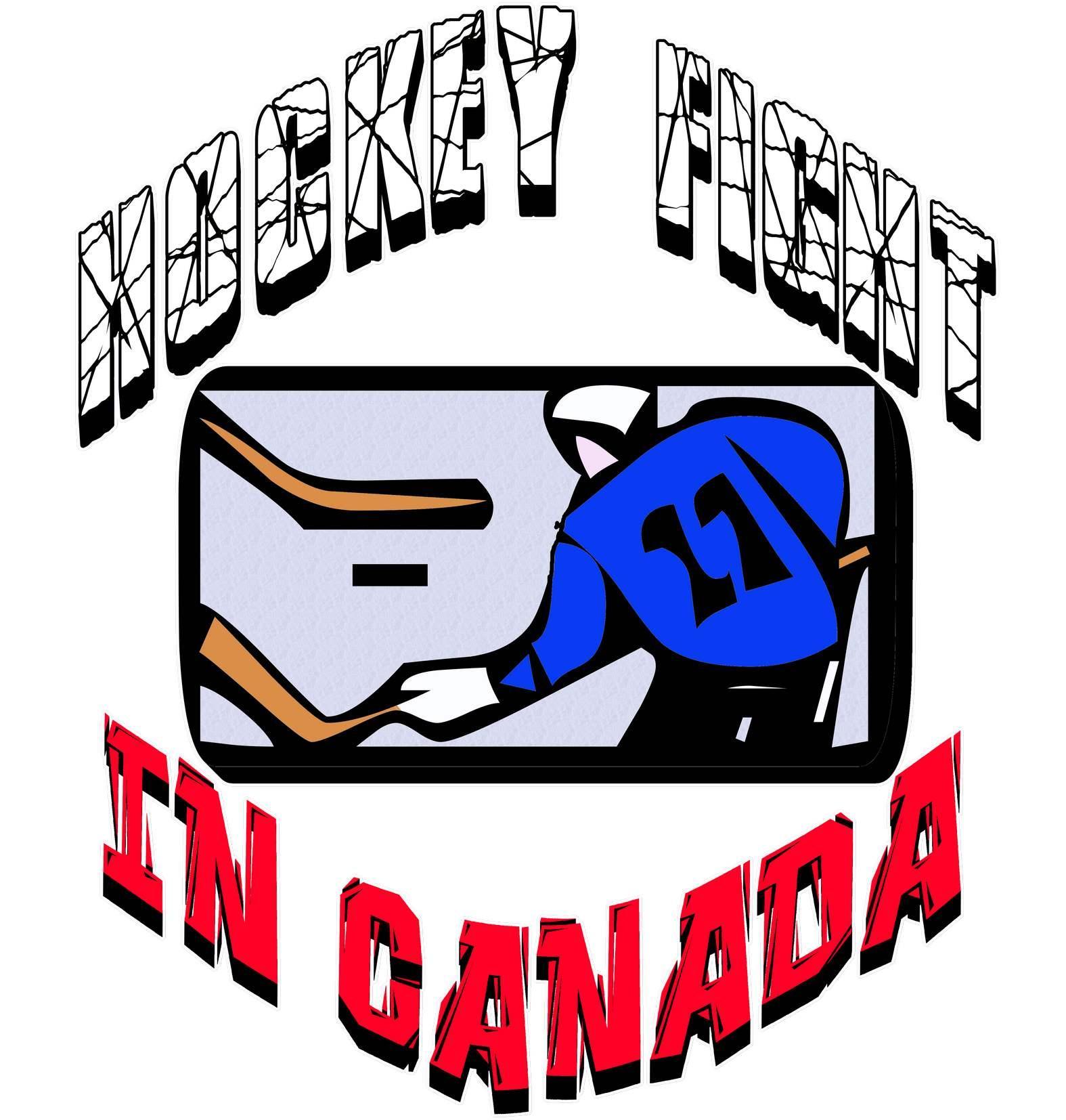 Hockey Fight In Canada - Witty Twisters T-Shirts