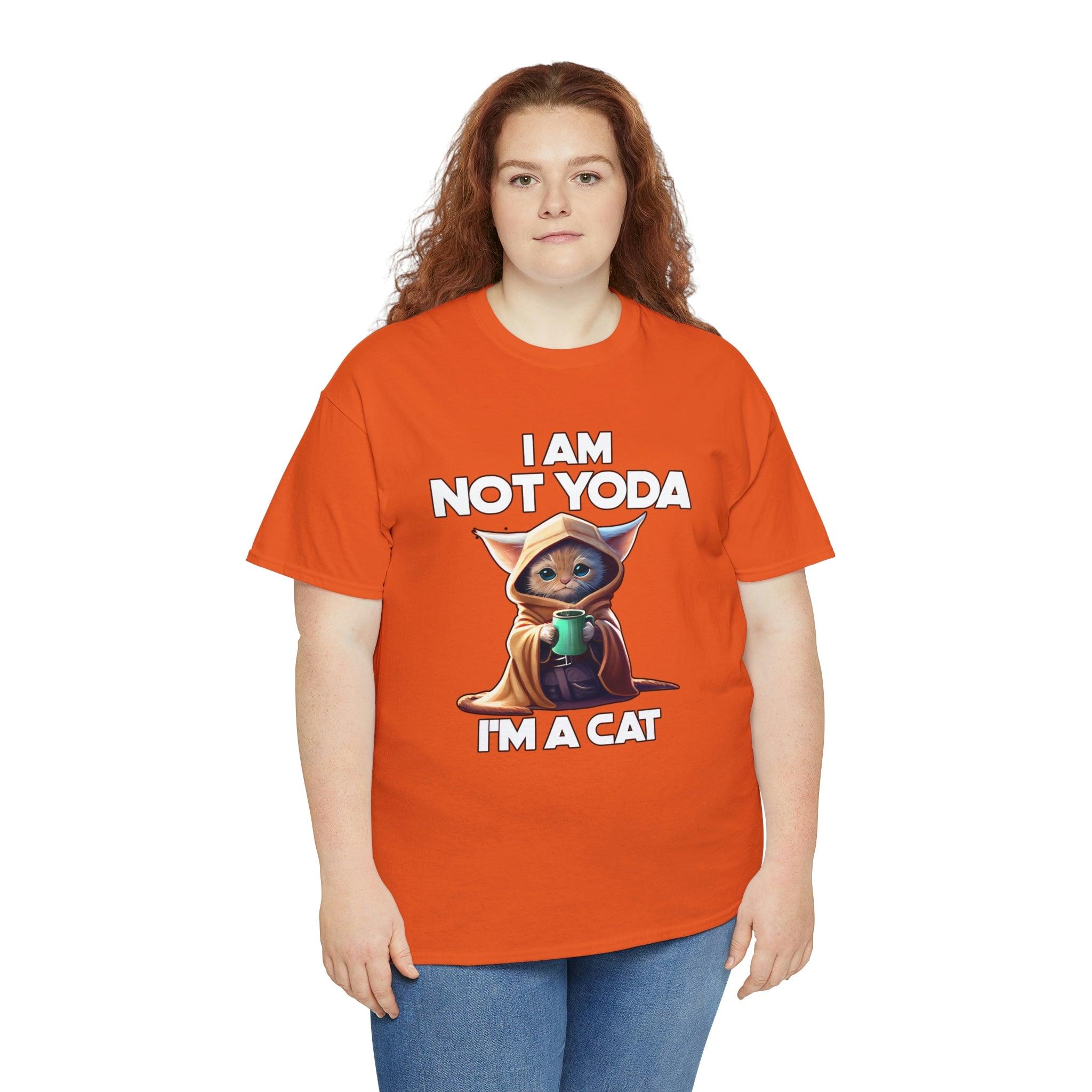 I am not Yoda I'm a cat - T-Shirt - Witty Twisters Fashions