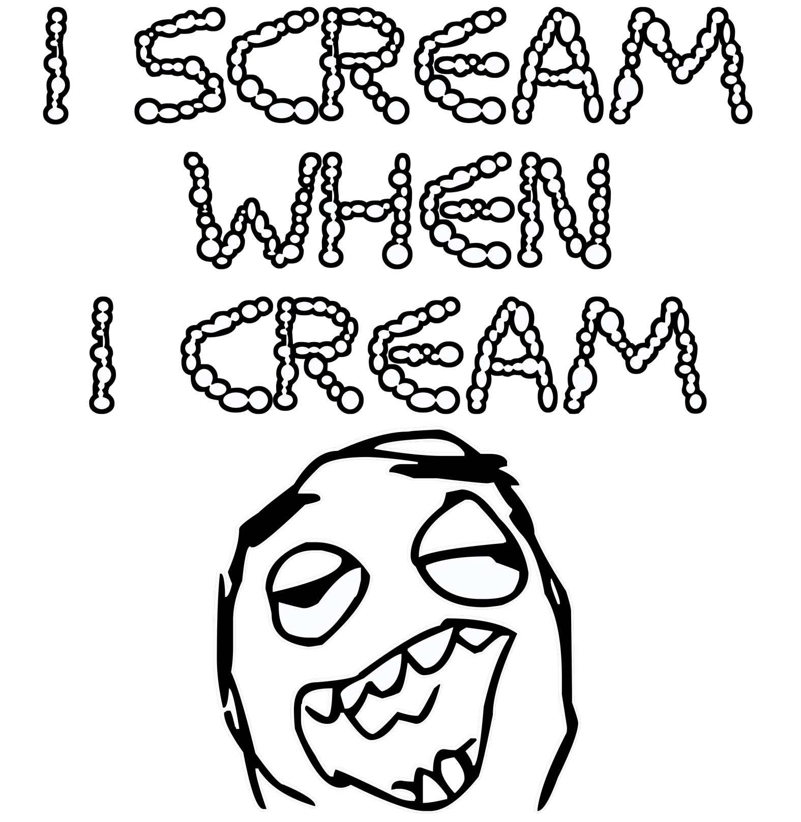 I Scream When I Cream - T-Shirt - Witty Twisters Fashions