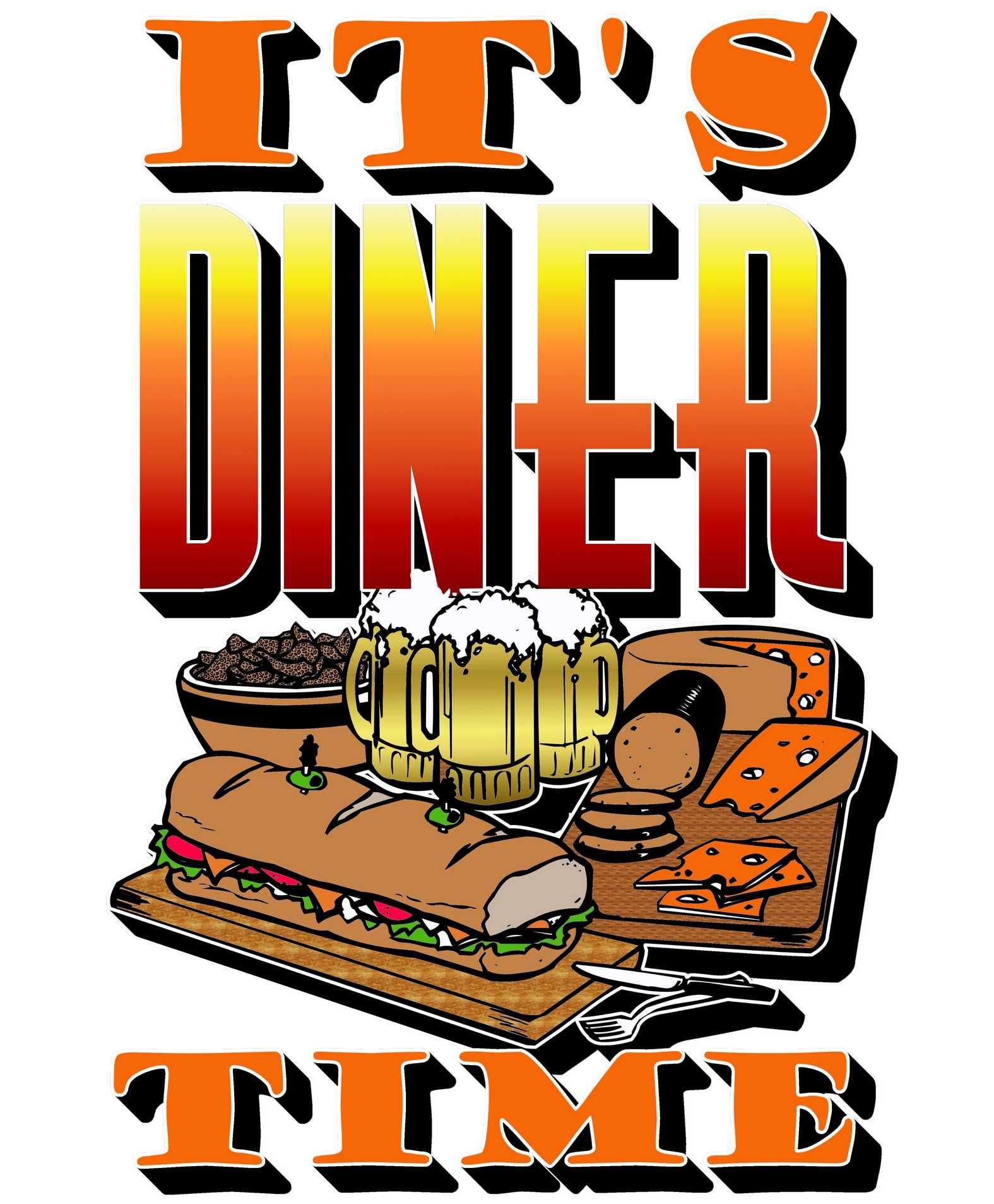 It's Diner Time - Witty Twisters T-Shirts