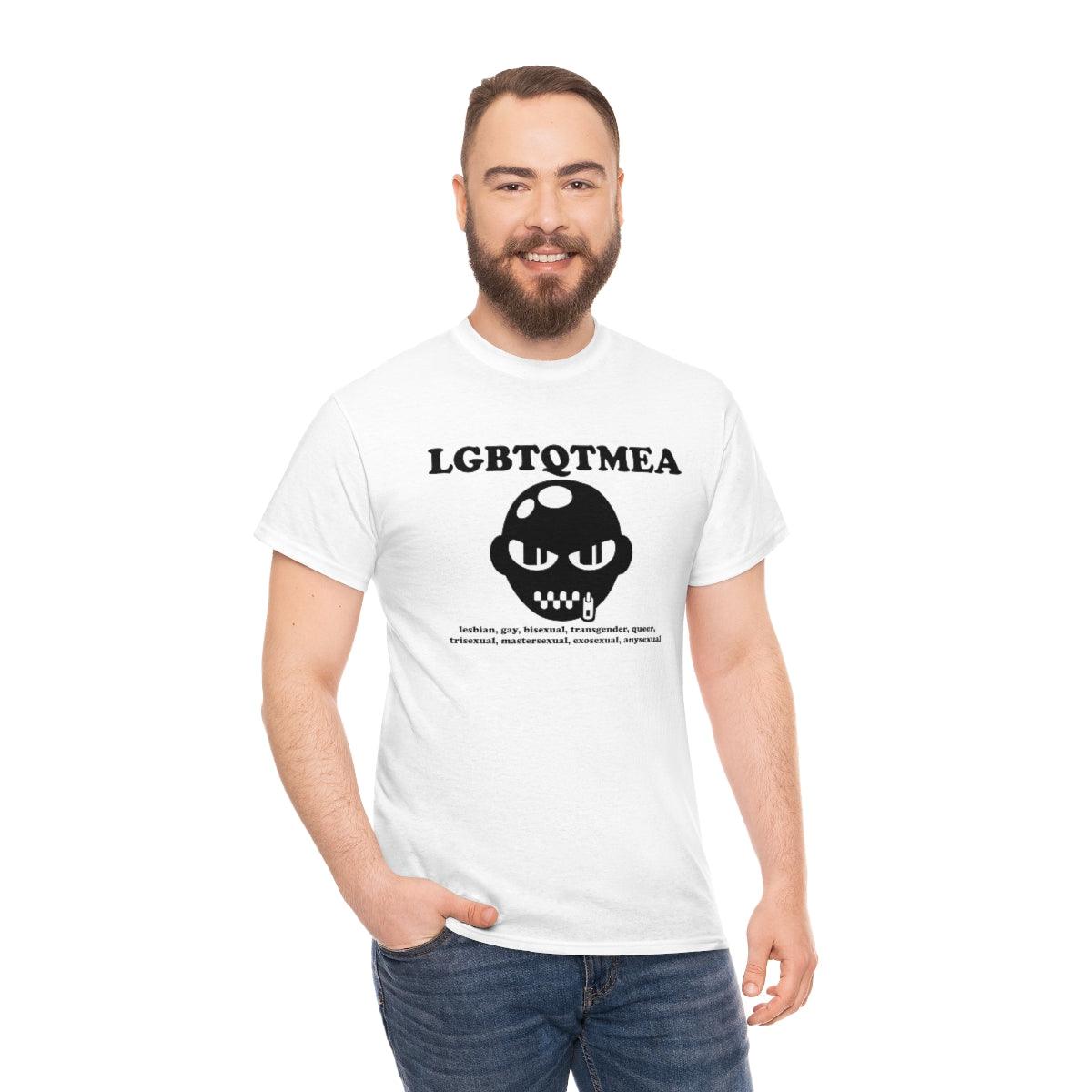 LGBTQTMEA Lesbians, gays, bisexual, transgender, queer, trisexual, mastersexual, exosexual, anysexual - T-Shirt - Witty Twisters Fashions