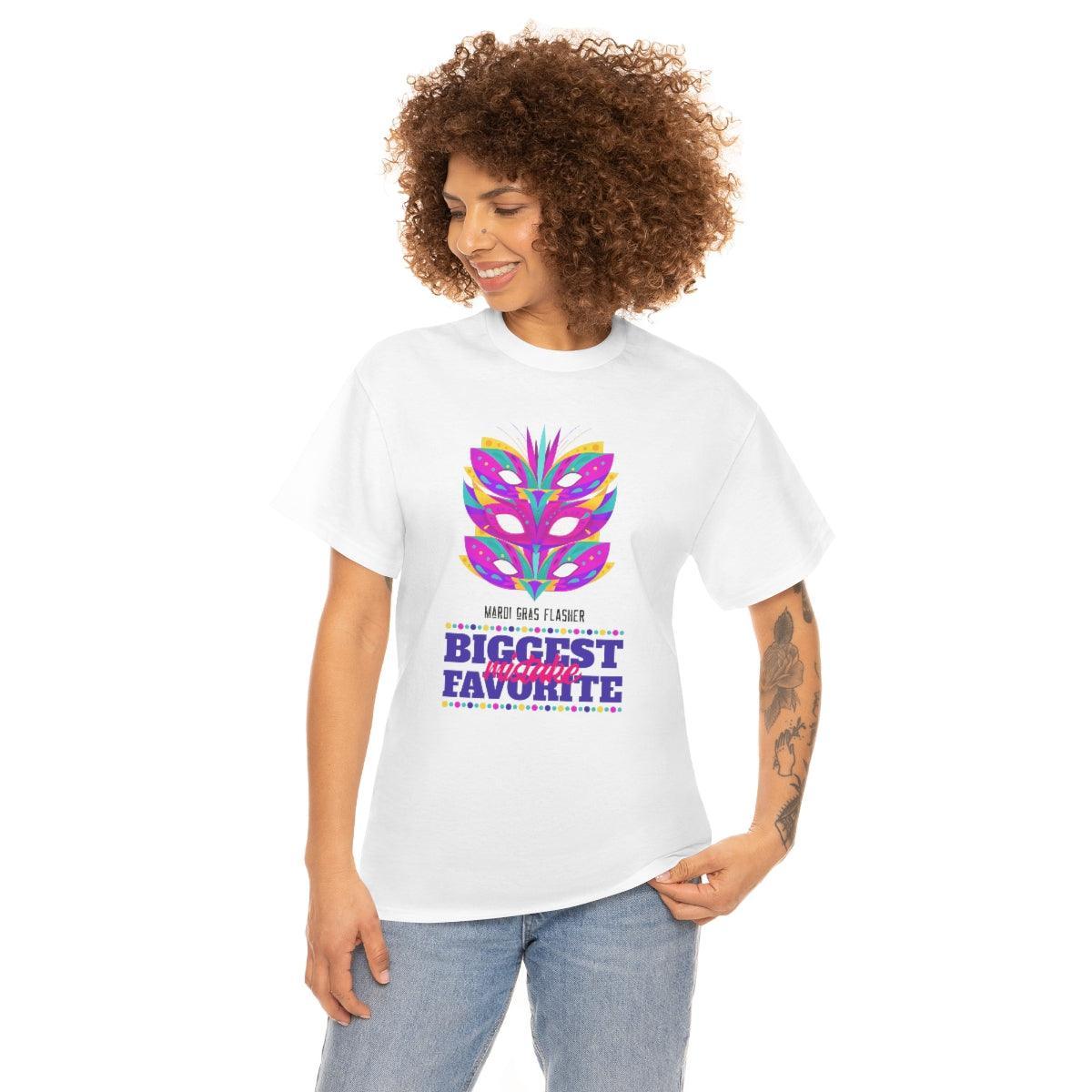 Mardi Gras Flasher Biggest Favorite Mistake - T-Shirt - Witty Twisters Fashions