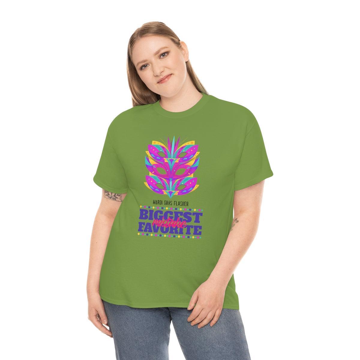 Mardi Gras Flasher Biggest Favorite Mistake - T-Shirt - Witty Twisters Fashions