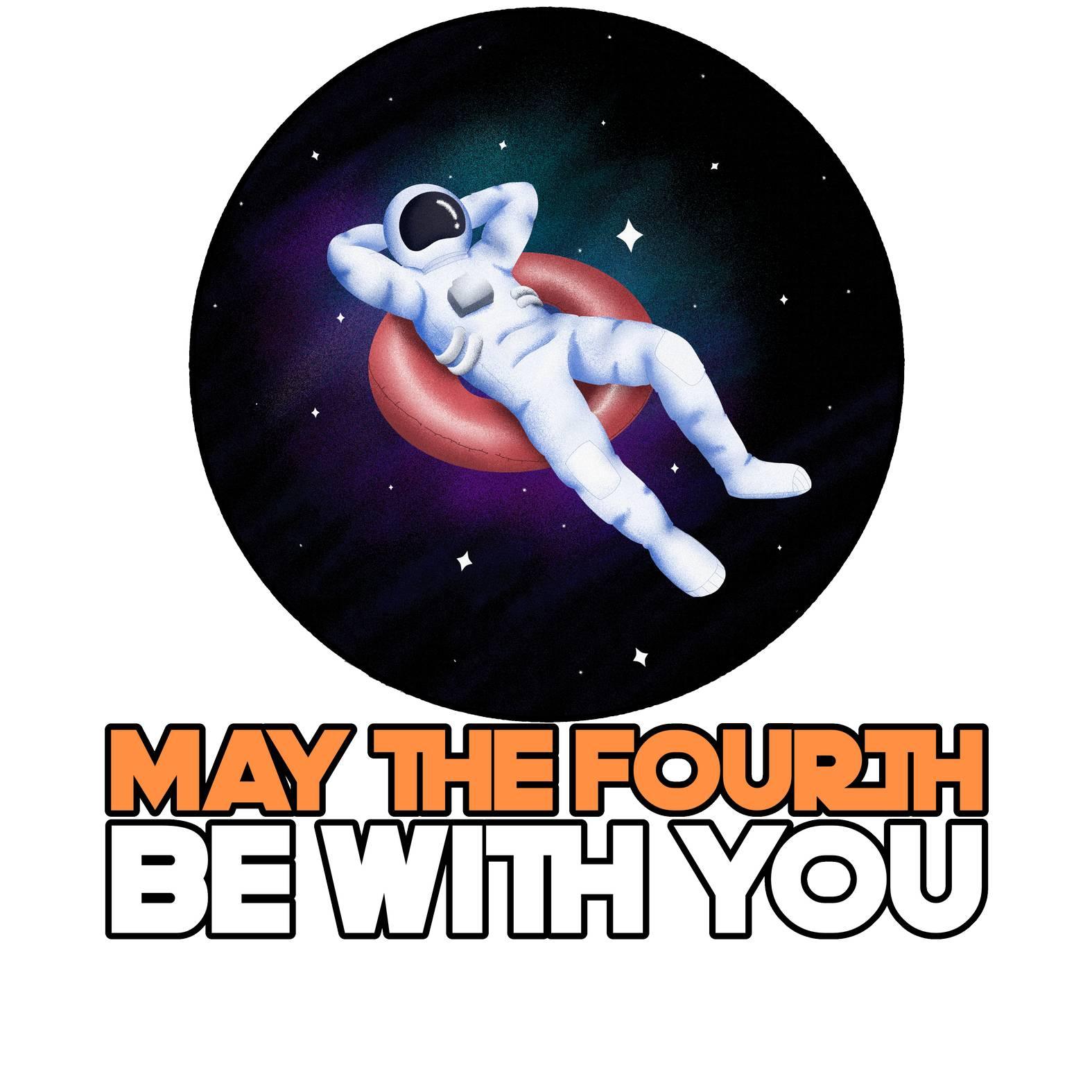 May the fourth be with you Spaceman innertube - T-Shirt - Witty Twisters Fashions