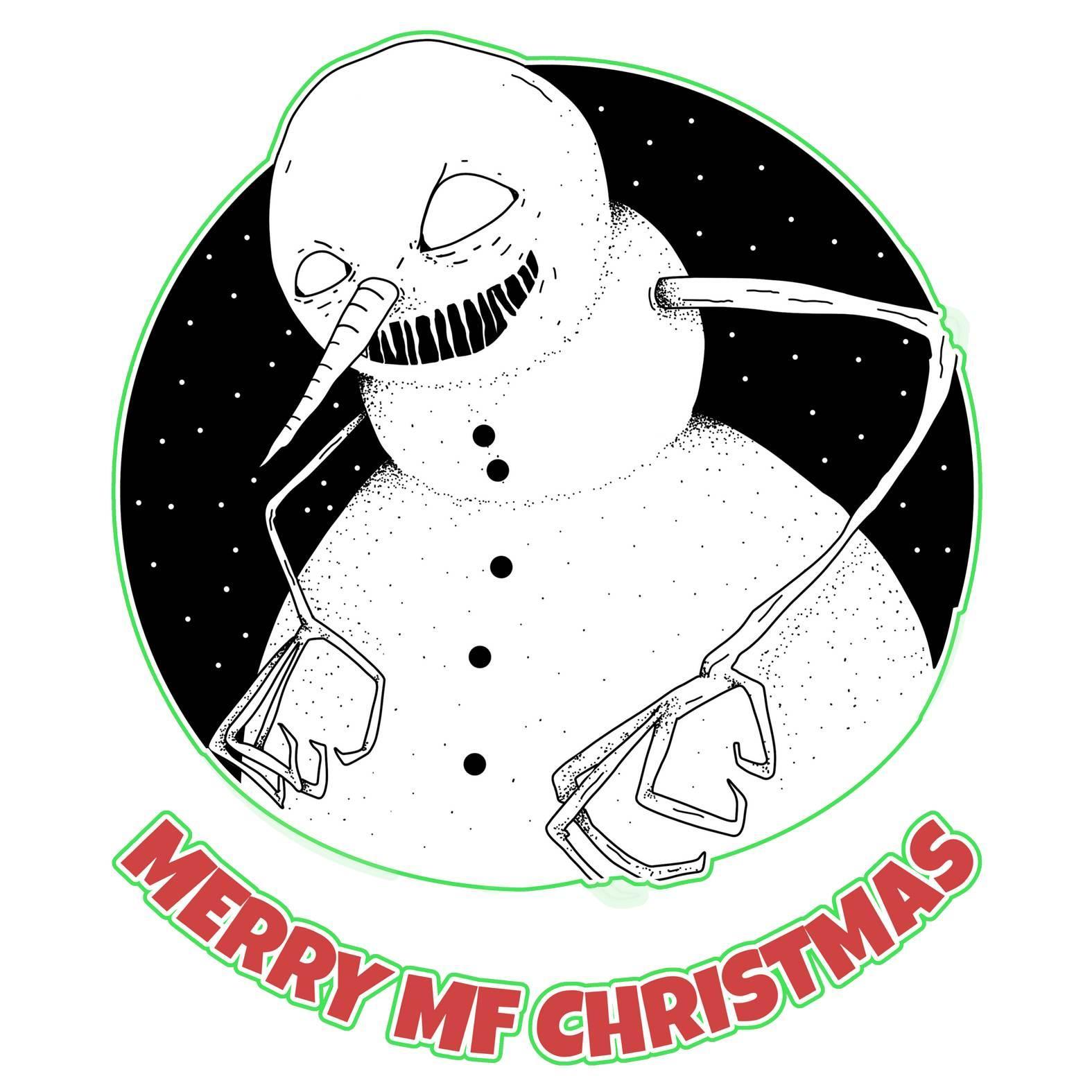 Merry MF Christmas - Wall Clock - Witty Twisters Fashions