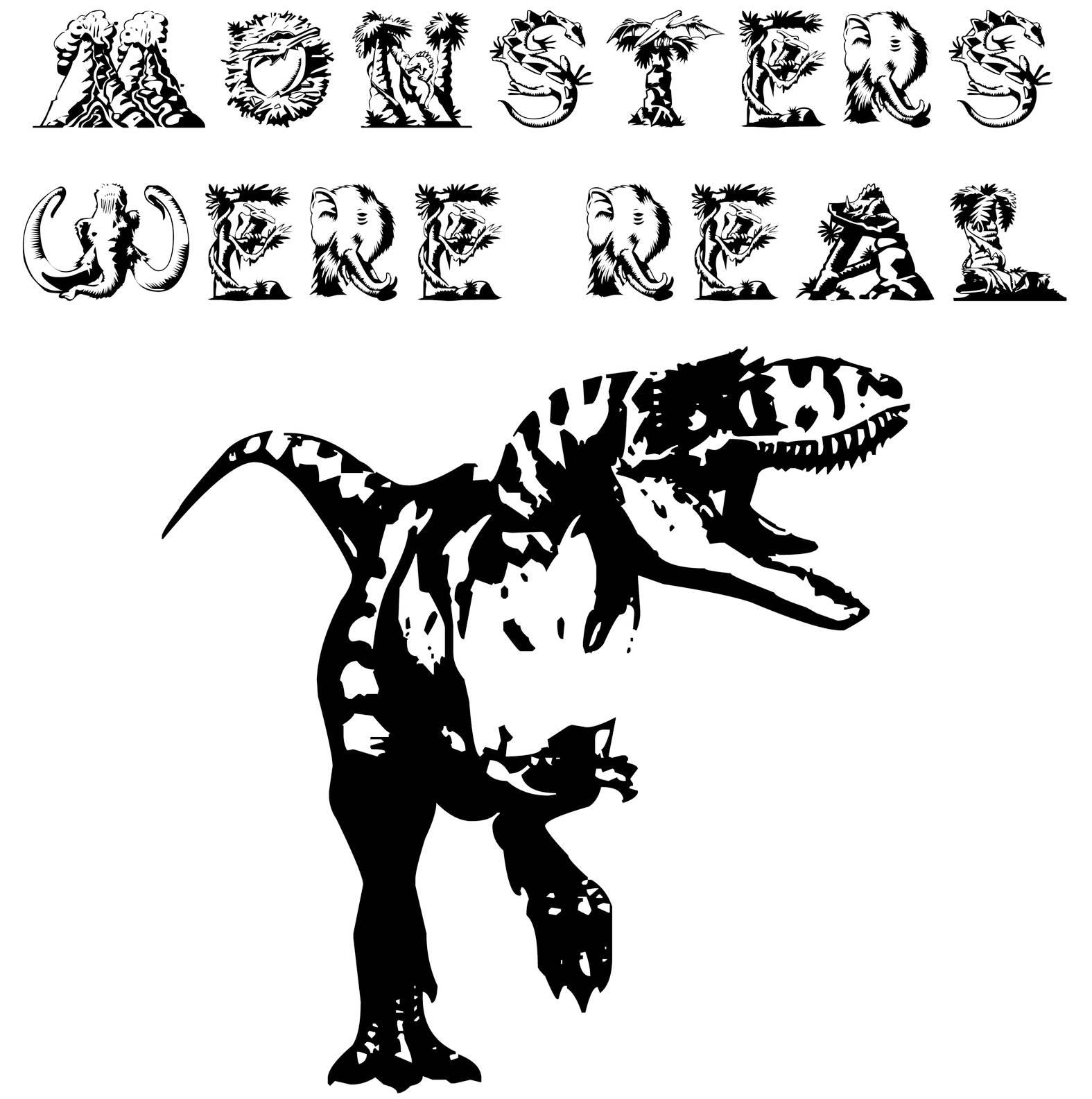 Monsters Were Real - T-Shirt - Witty Twisters Fashions