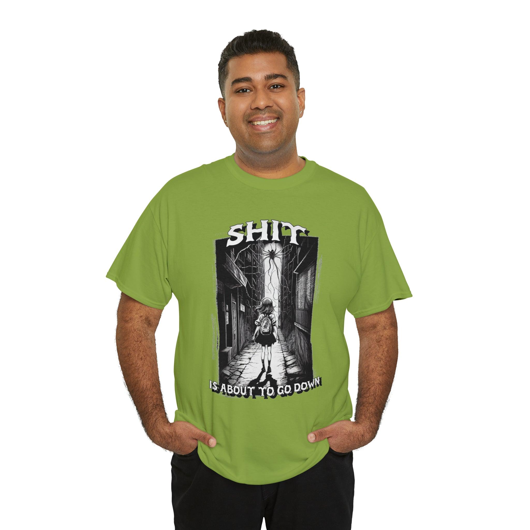 Shit is about to go down - T-Shirt - Witty Twisters Fashions