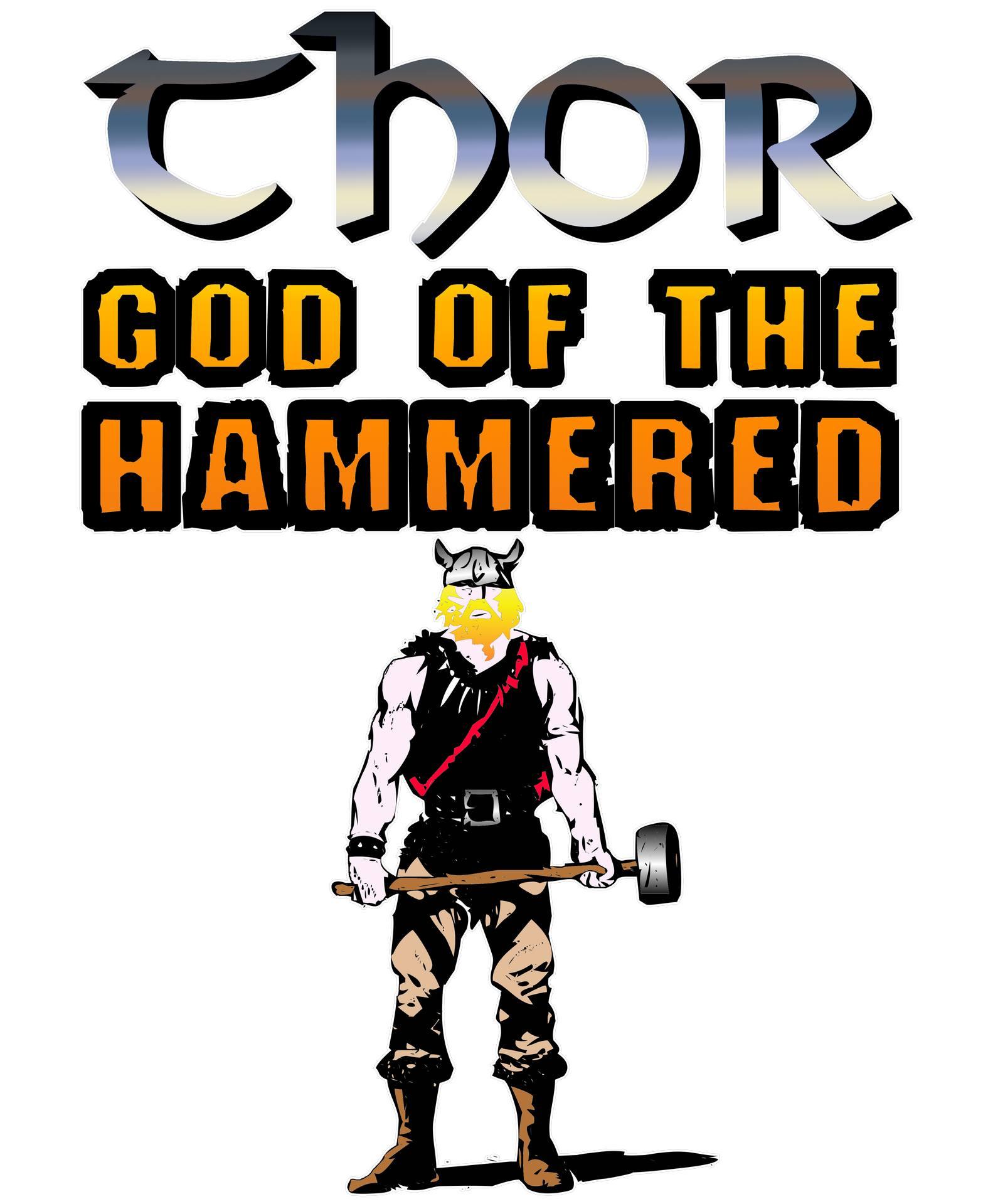 Thor God of the Hammered - T-Shirt - Witty Twisters Fashions