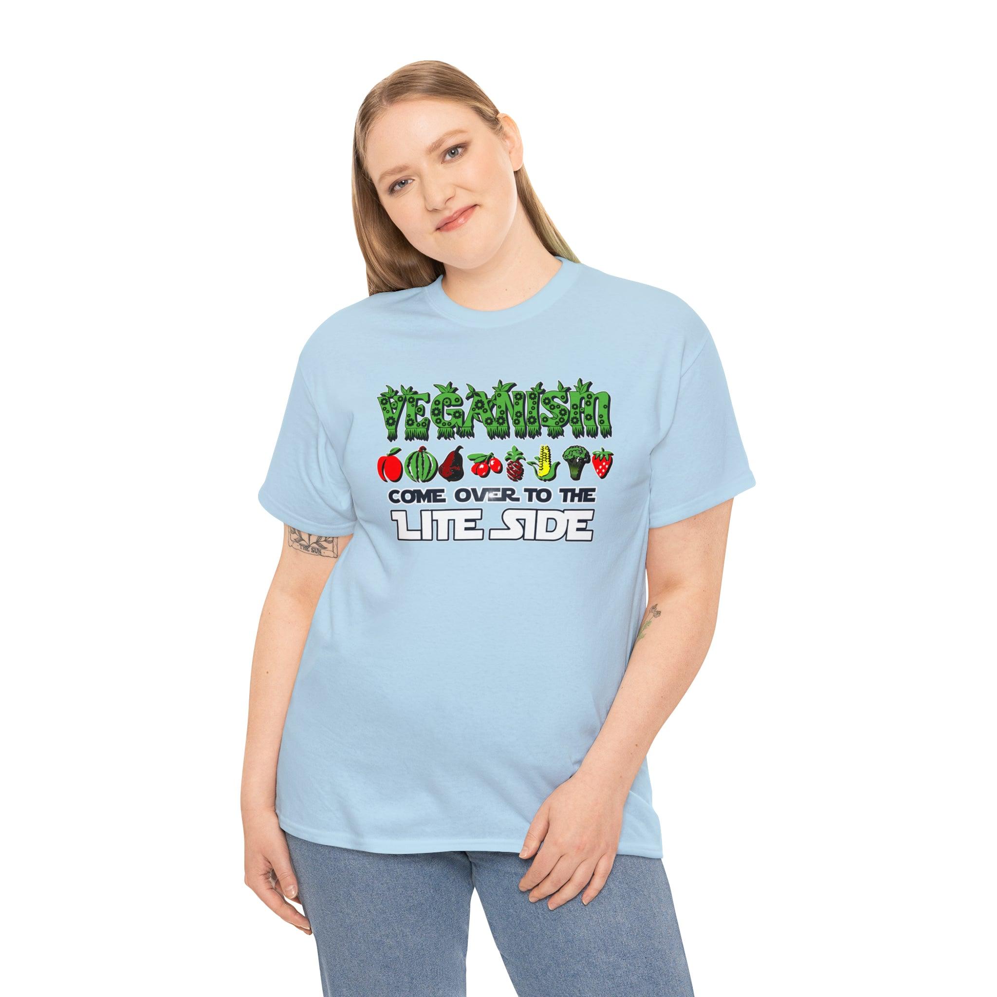 VEGANISM Come Over To The Lite Side - T-Shirt - Witty Twisters Fashions