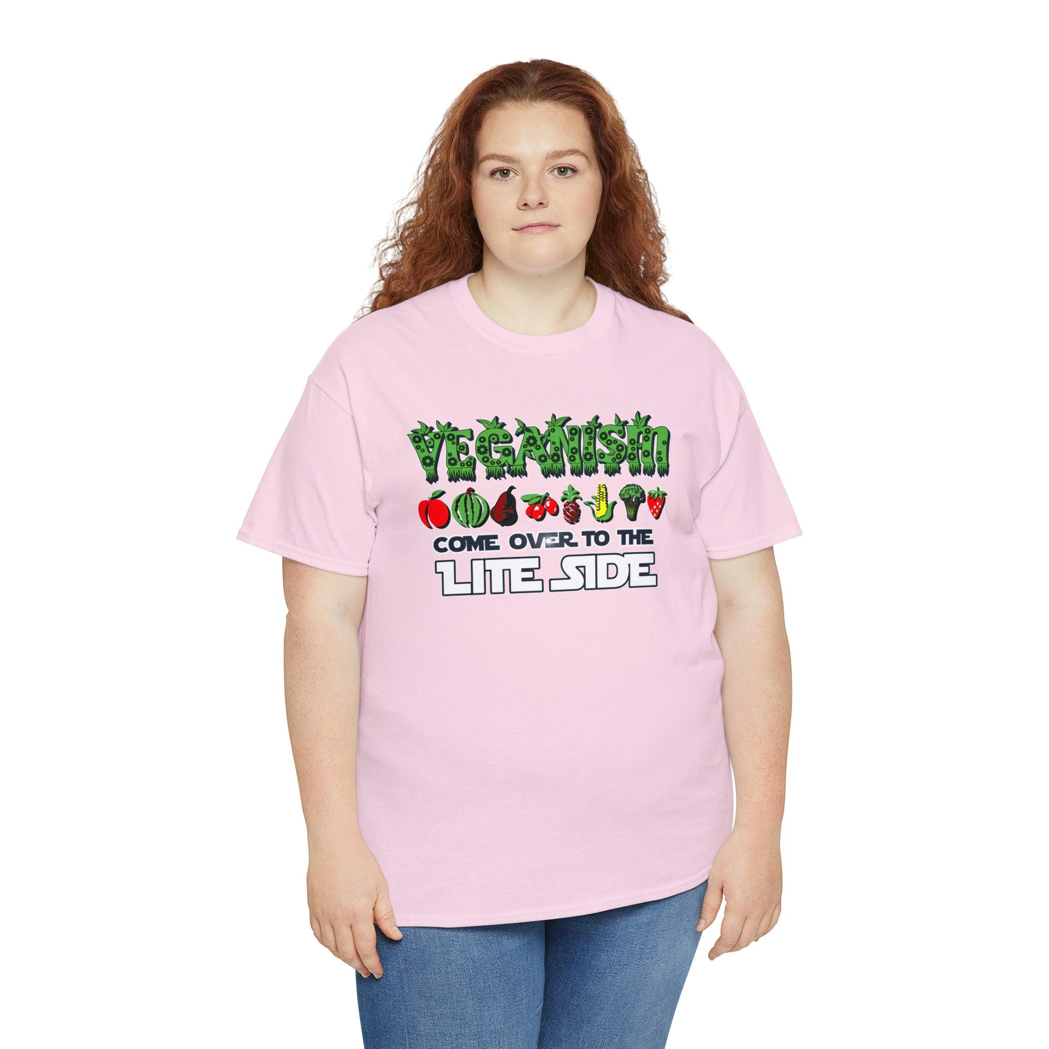 VEGANISM Come Over To The Lite Side - T-Shirt - Witty Twisters Fashions