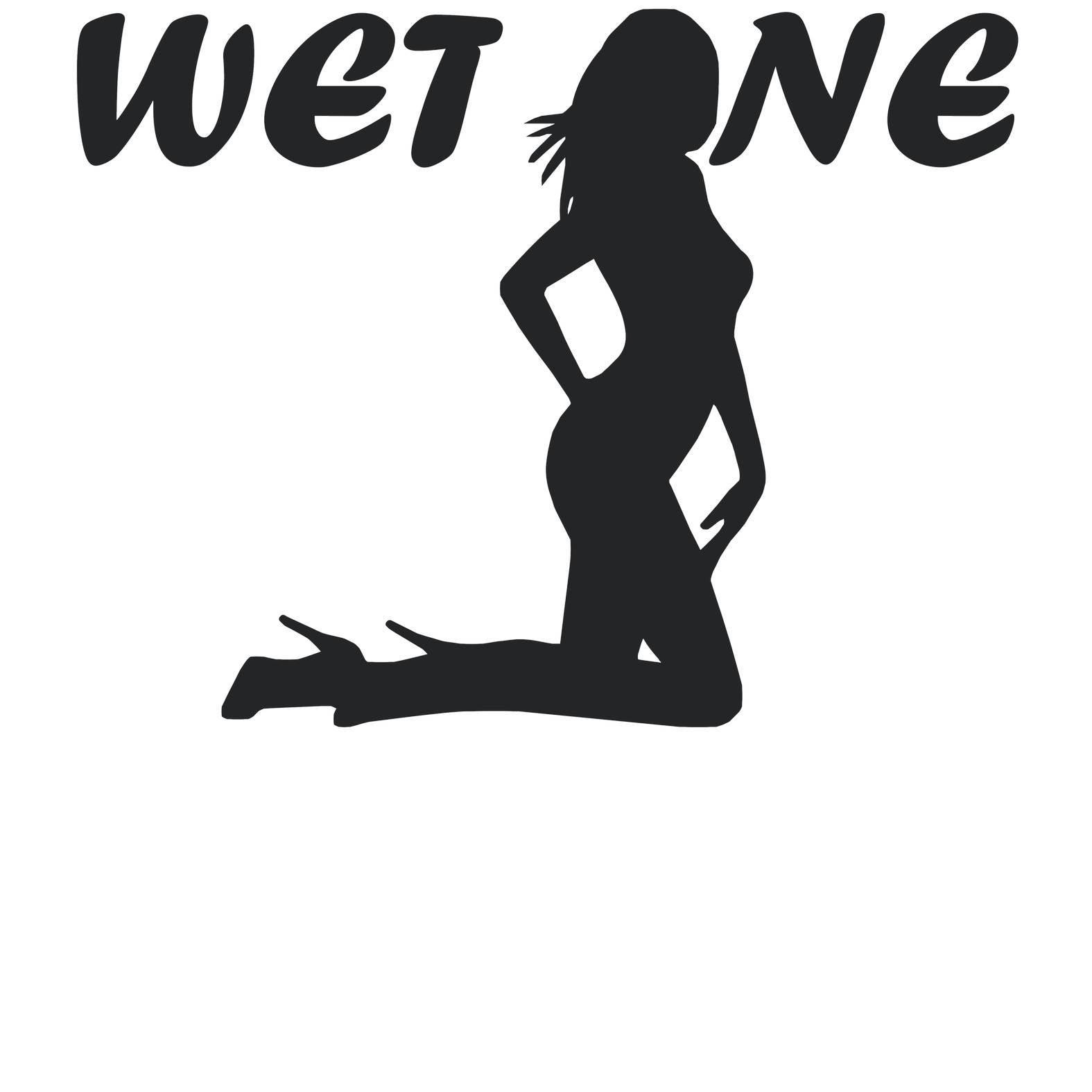 Wet One - Women's Classic One-Piece Swimsuit - Witty Twisters Fashions