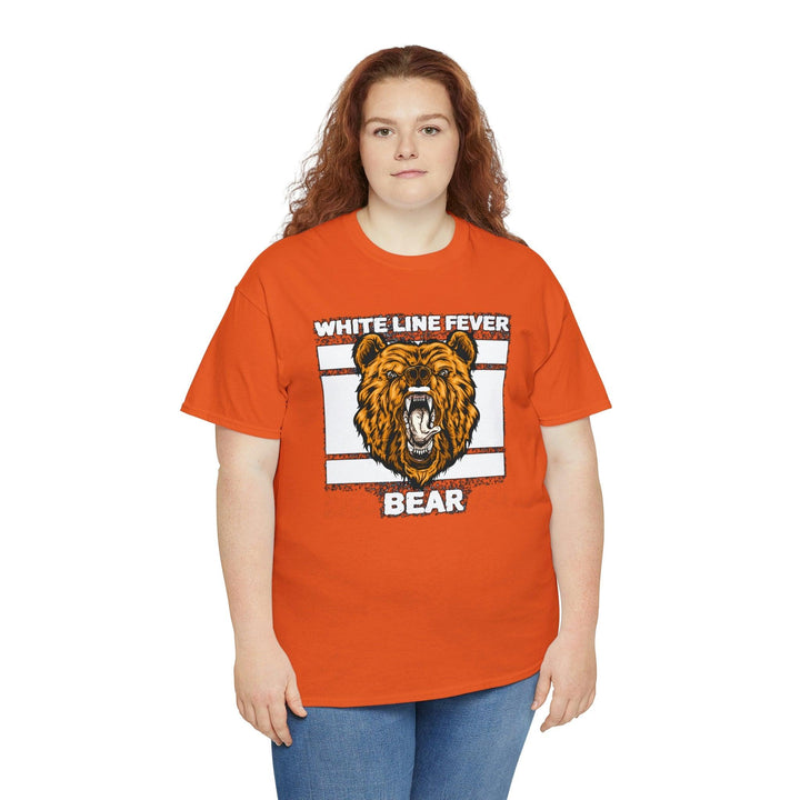 White Line Fever Bear - Witty Twisters T-Shirts