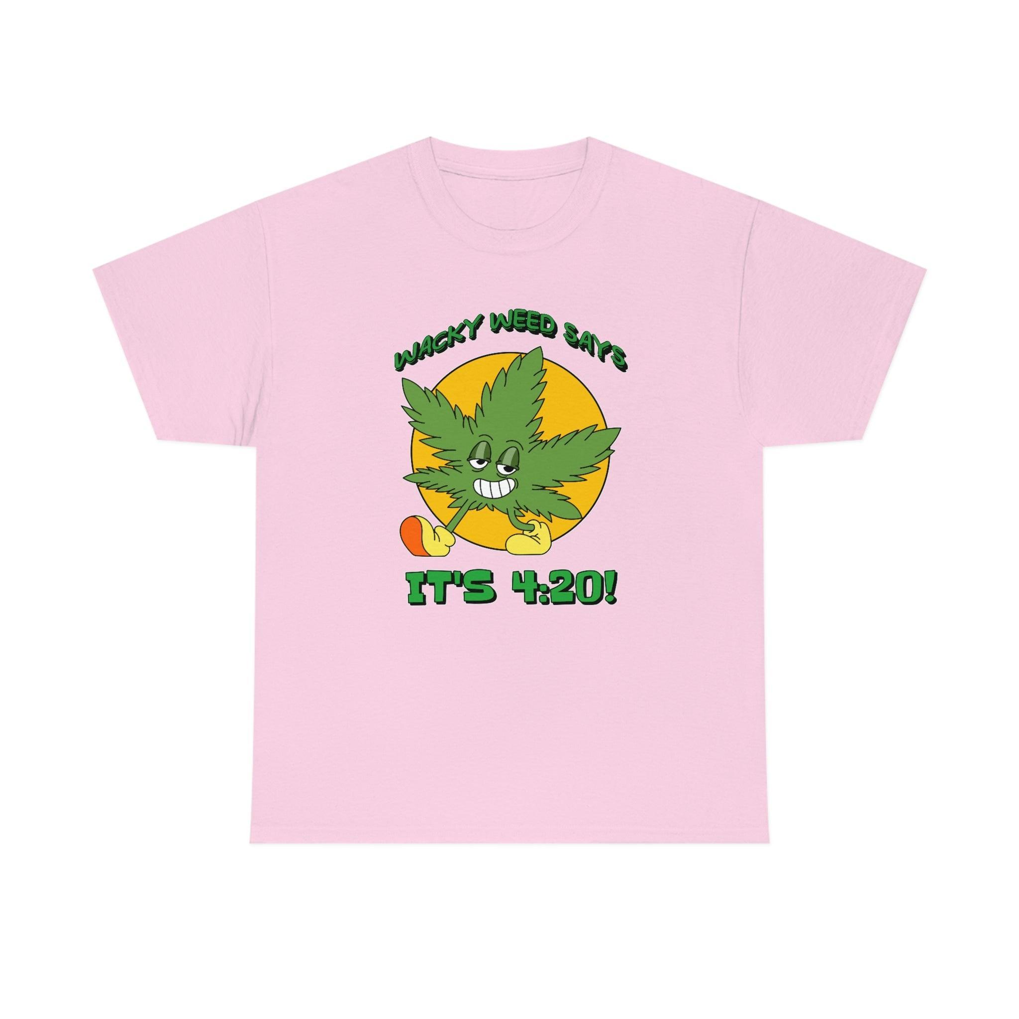 Wacky Weed Says It's 4:20! - T-Shirt - Witty Twisters Fashions