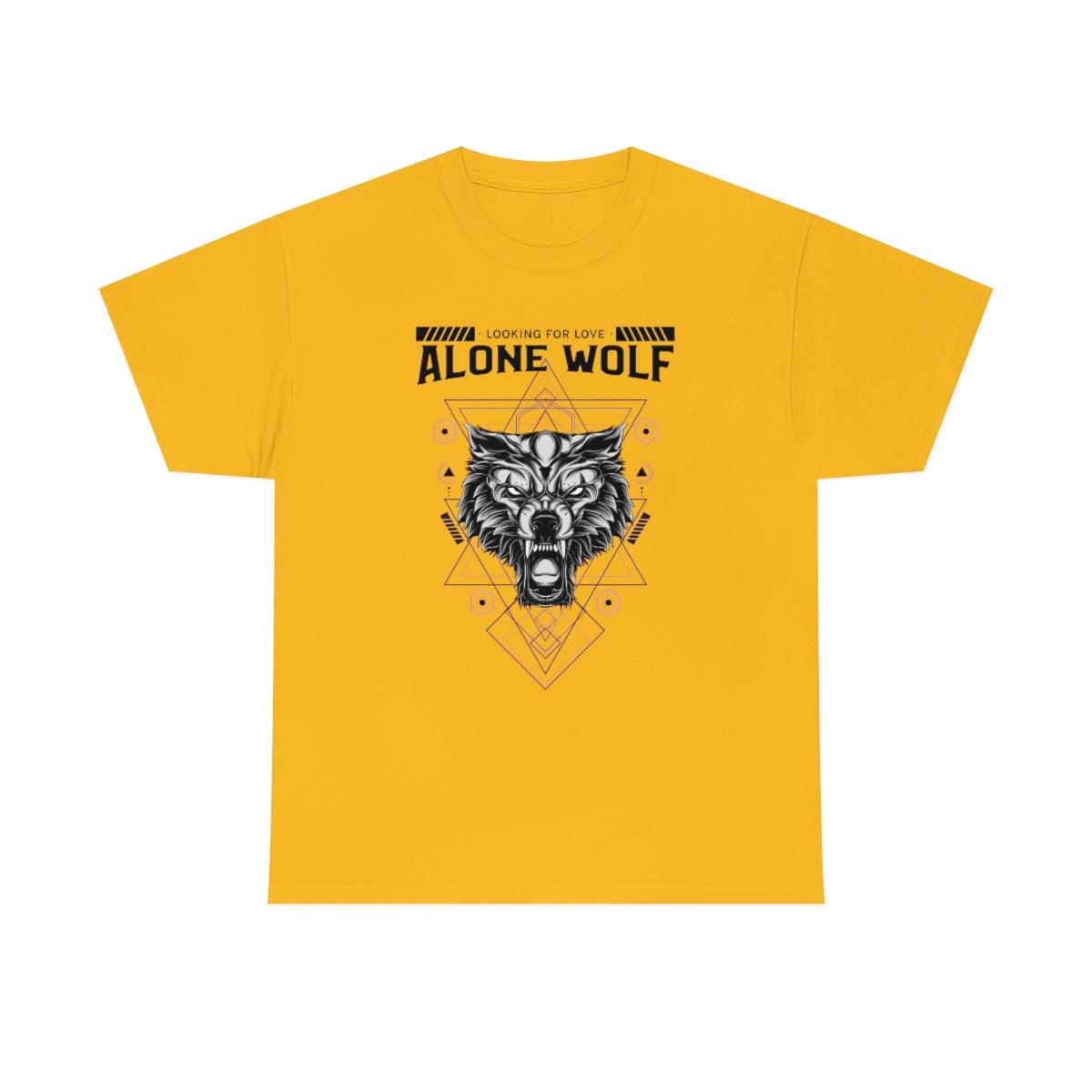 Alone Wolf Looking For Love - T-Shirt - Witty Twisters Fashions