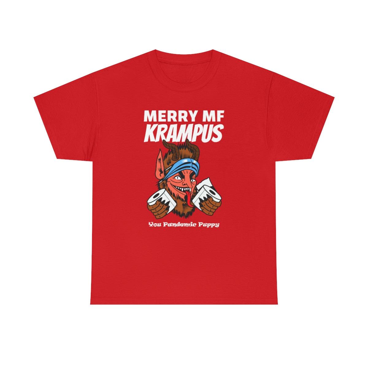 Merry MF Krampus You Pandemic Puppy - Witty Twisters T-Shirts