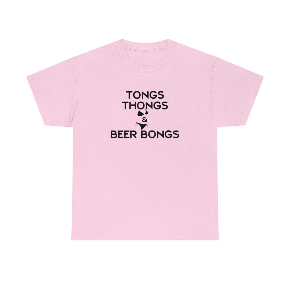 Tongs Thongs & Beer Bongs - T-Shirt - Witty Twisters Fashions