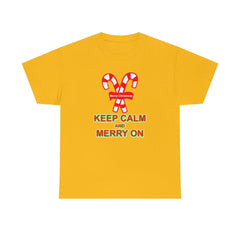 Keep Calm and Merry On - Witty Twisters T-Shirts