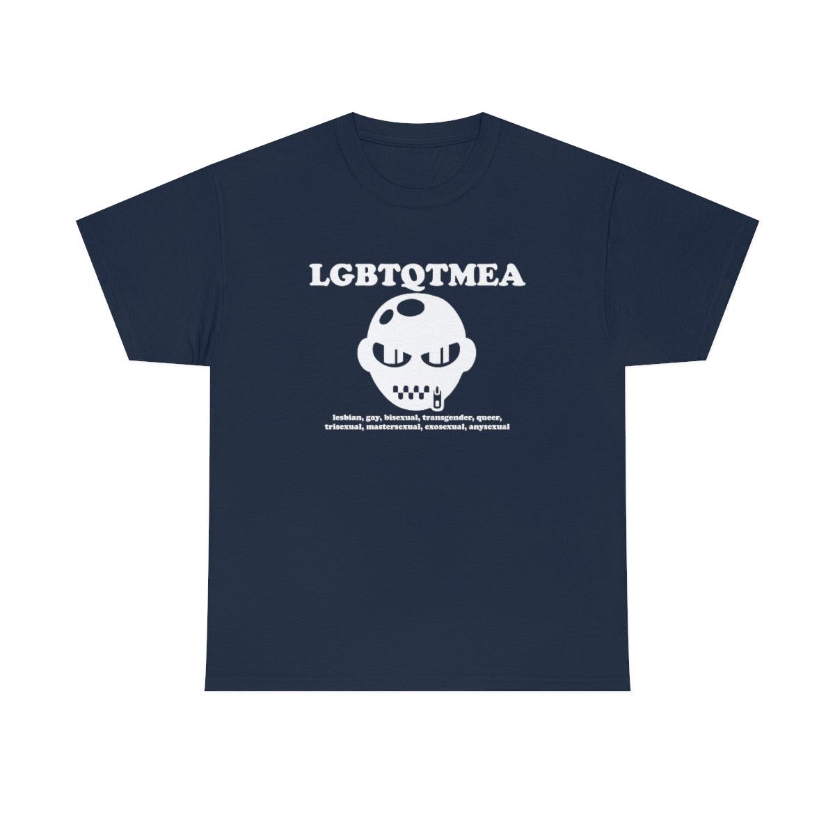 LGBTQTMEA Lesbians, gays, bisexual, transgender, queer, trisexual, mastersexual, exosexual, anysexual - T-Shirt - Witty Twisters Fashions