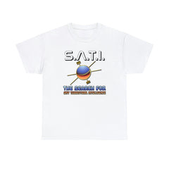 S.A.T.I. The Search For Any Terrestrial Intelligence - T-Shirt - Witty Twisters Fashions