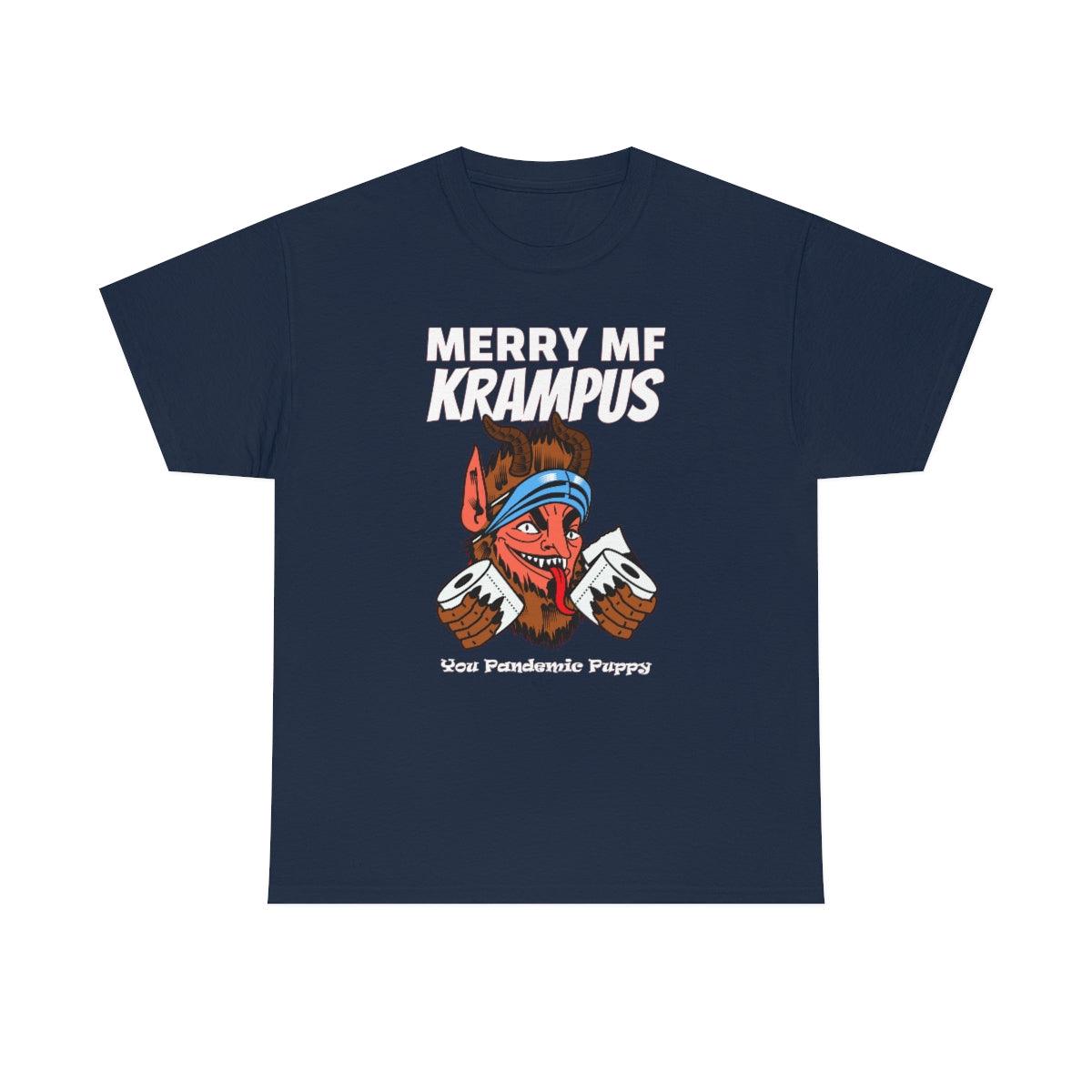 Merry MF Krampus You Pandemic Puppy - Witty Twisters T-Shirts