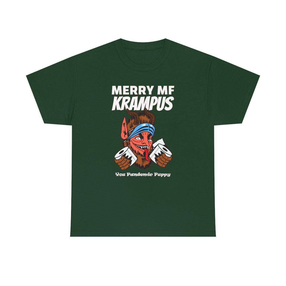 Merry MF Krampus You Pandemic Puppy - Witty Twisters T-Shirts