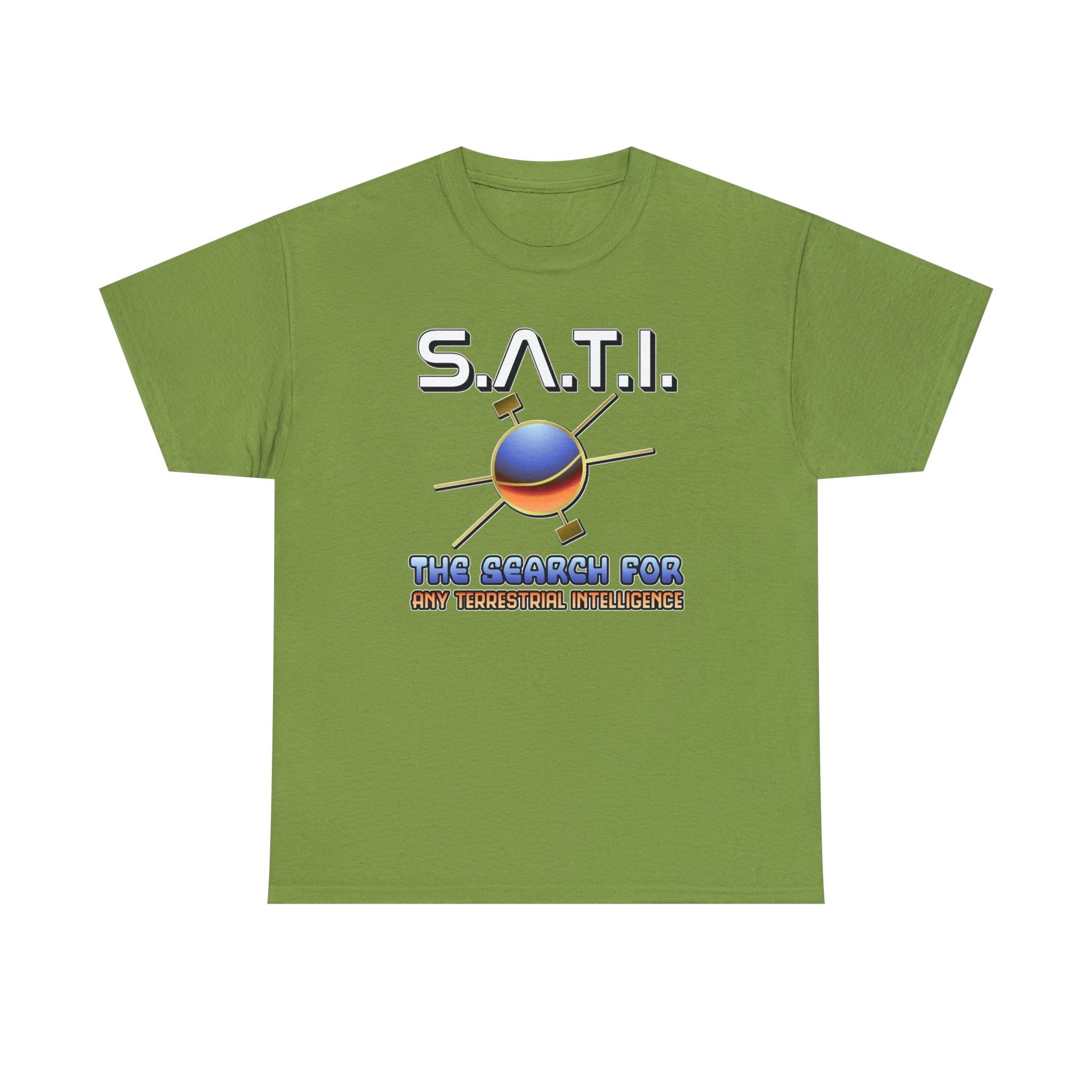 S.A.T.I. The Search For Any Terrestrial Intelligence - T-Shirt - Witty Twisters Fashions