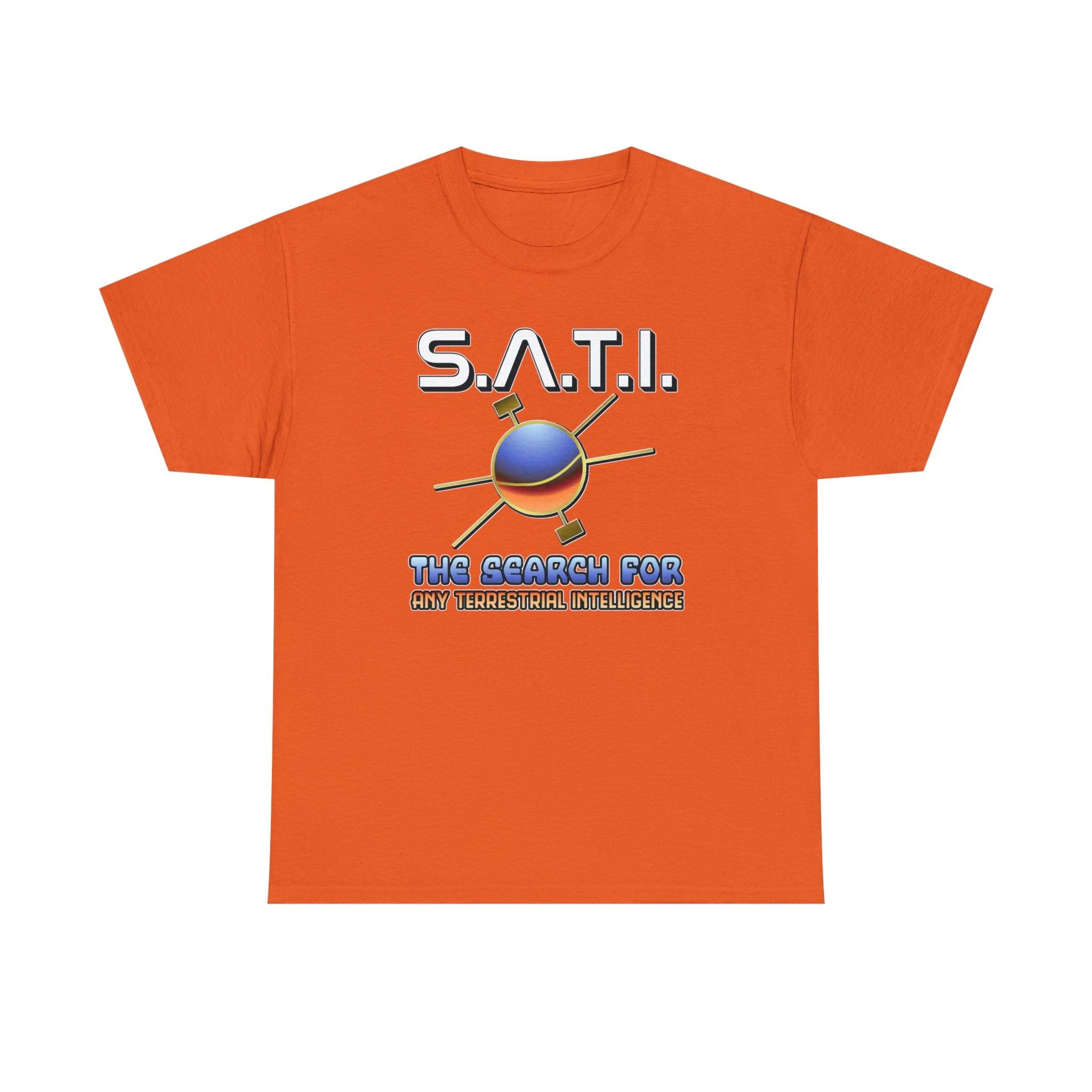 S.A.T.I. The Search For Any Terrestrial Intelligence - T-Shirt - Witty Twisters Fashions