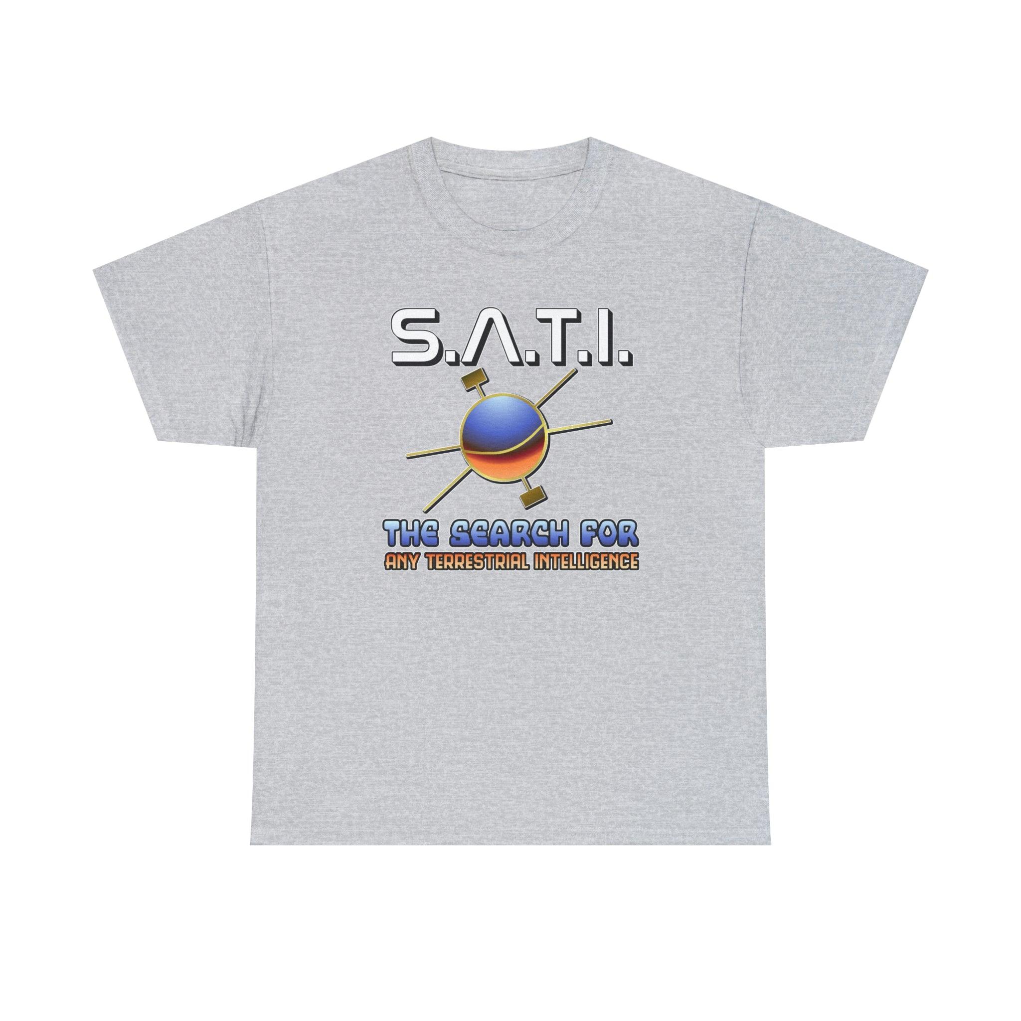 S.A.T.I. The Search For Any Terrestrial Intelligence - T-Shirt - Witty Twisters Fashions