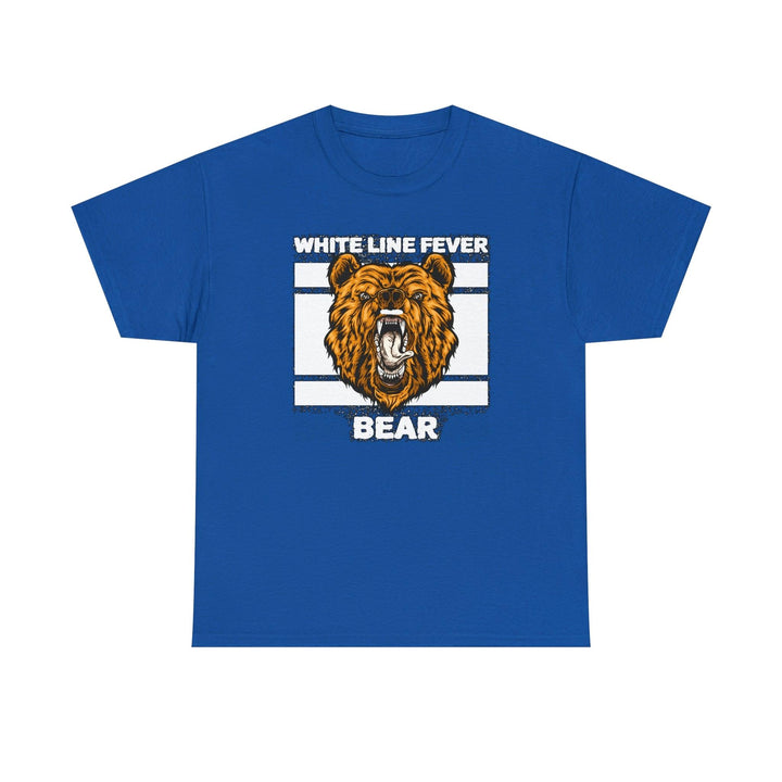 White Line Fever Bear - Witty Twisters T-Shirts