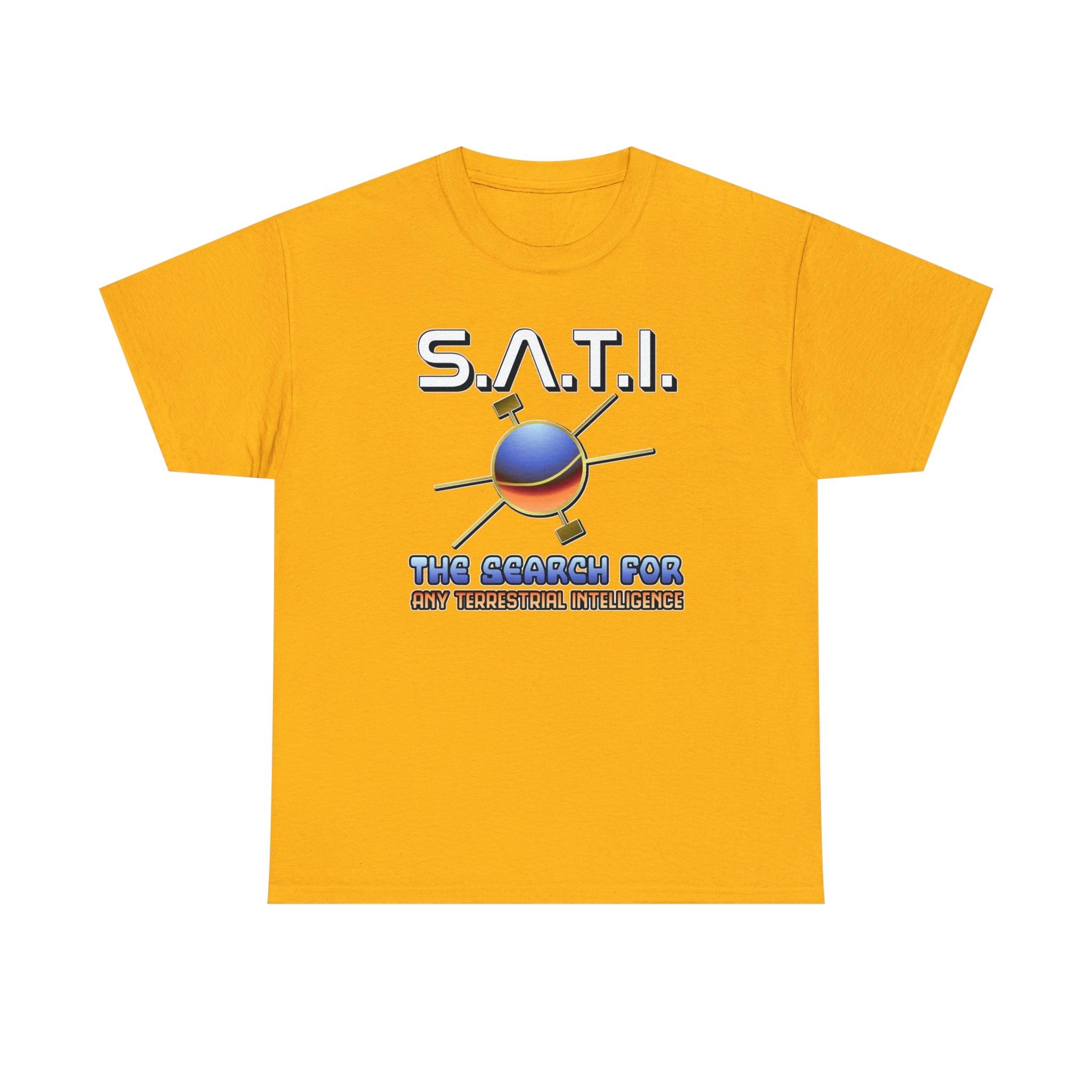 S.A.T.I. The Search For Any Terrestrial Intelligence - T-Shirt - Witty Twisters Fashions