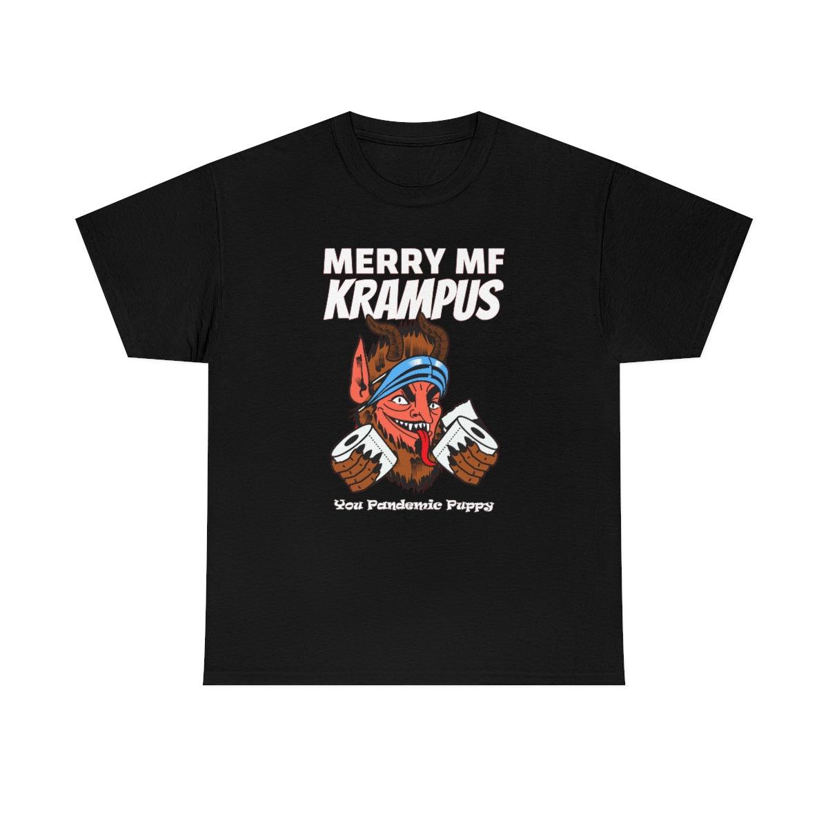 Merry MF Krampus You Pandemic Puppy - Witty Twisters T-Shirts