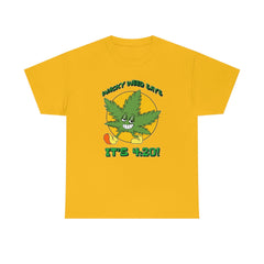 Wacky Weed Says It's 4:20! - T-Shirt - Witty Twisters Fashions