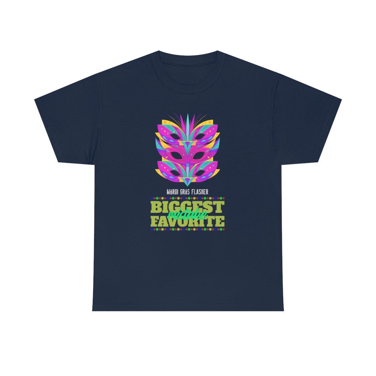 Mardi Gras Flasher Biggest Favorite Mistake - T-Shirt - Witty Twisters Fashions