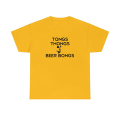 Tongs Thongs & Beer Bongs - T-Shirt - Witty Twisters Fashions