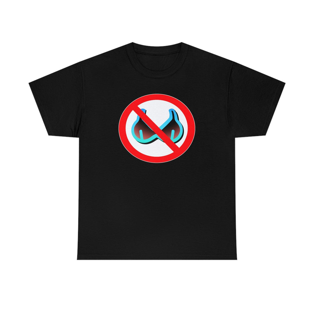 No Bra Sign - Witty Twisters T-Shirts