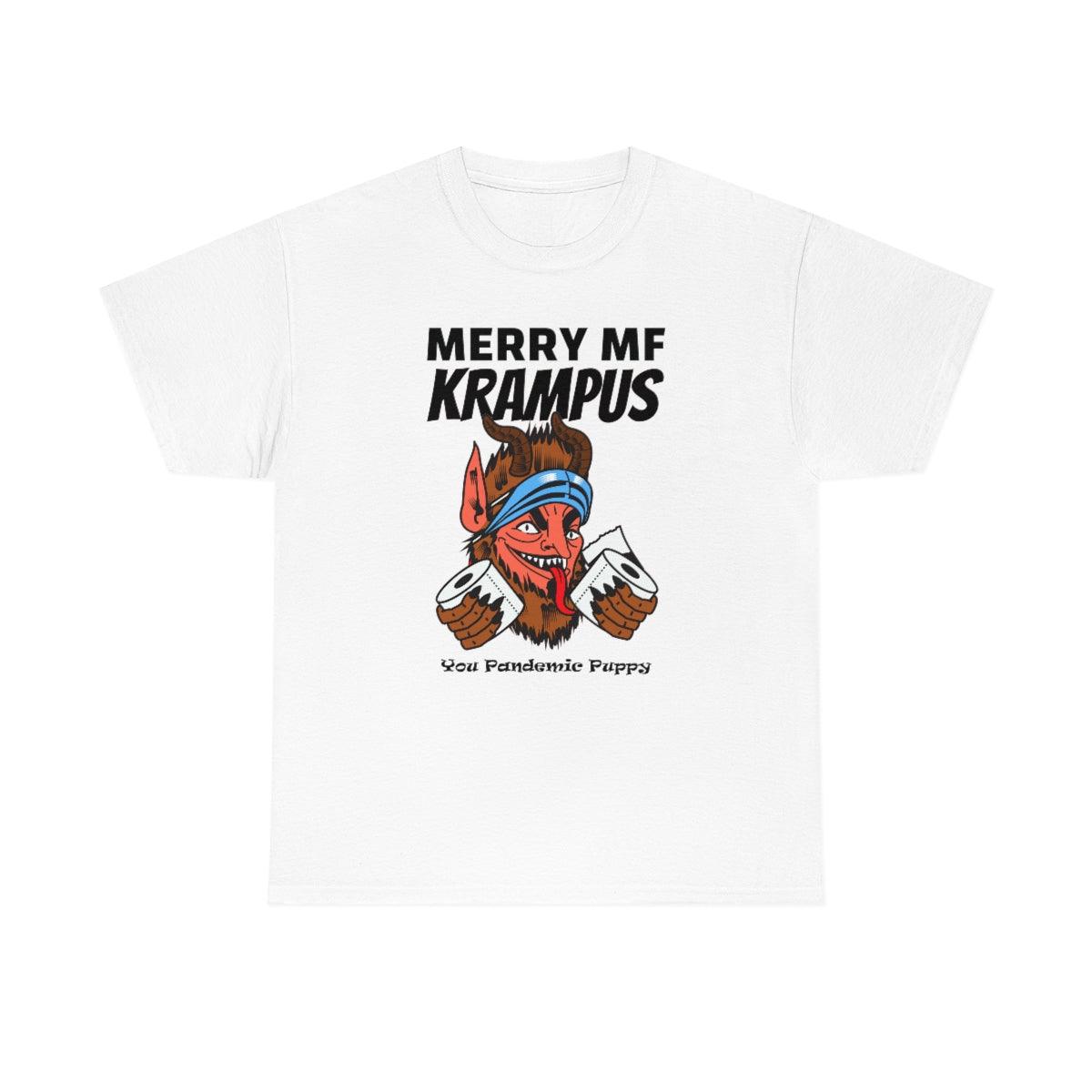 Merry MF Krampus You Pandemic Puppy - Witty Twisters T-Shirts