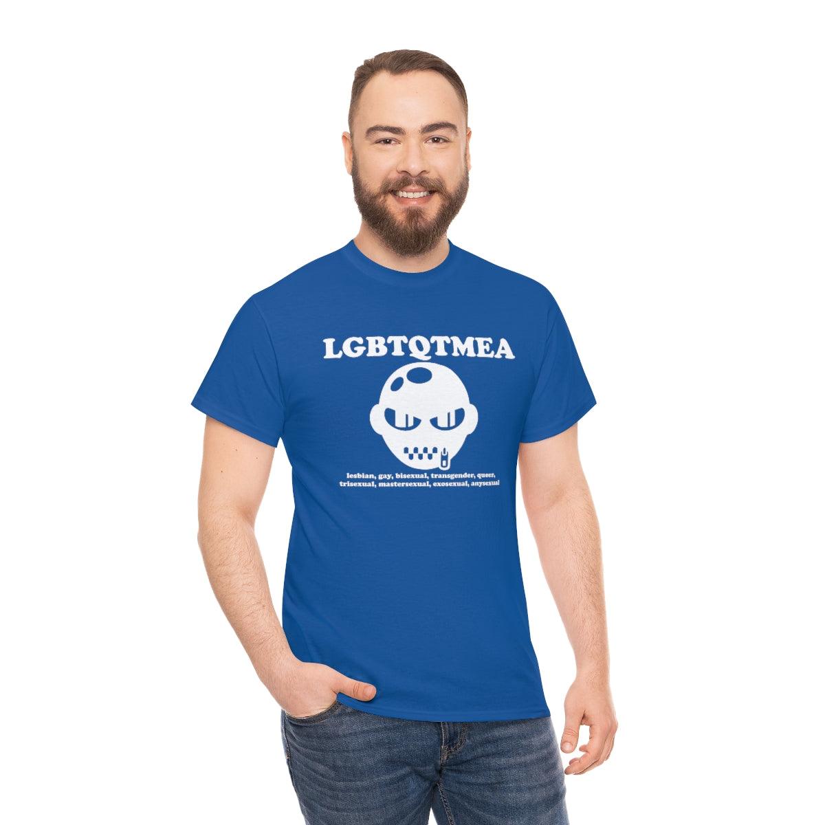 LGBTQTMEA Lesbians, gays, bisexual, transgender, queer, trisexual, mastersexual, exosexual, anysexual - T-Shirt - Witty Twisters Fashions