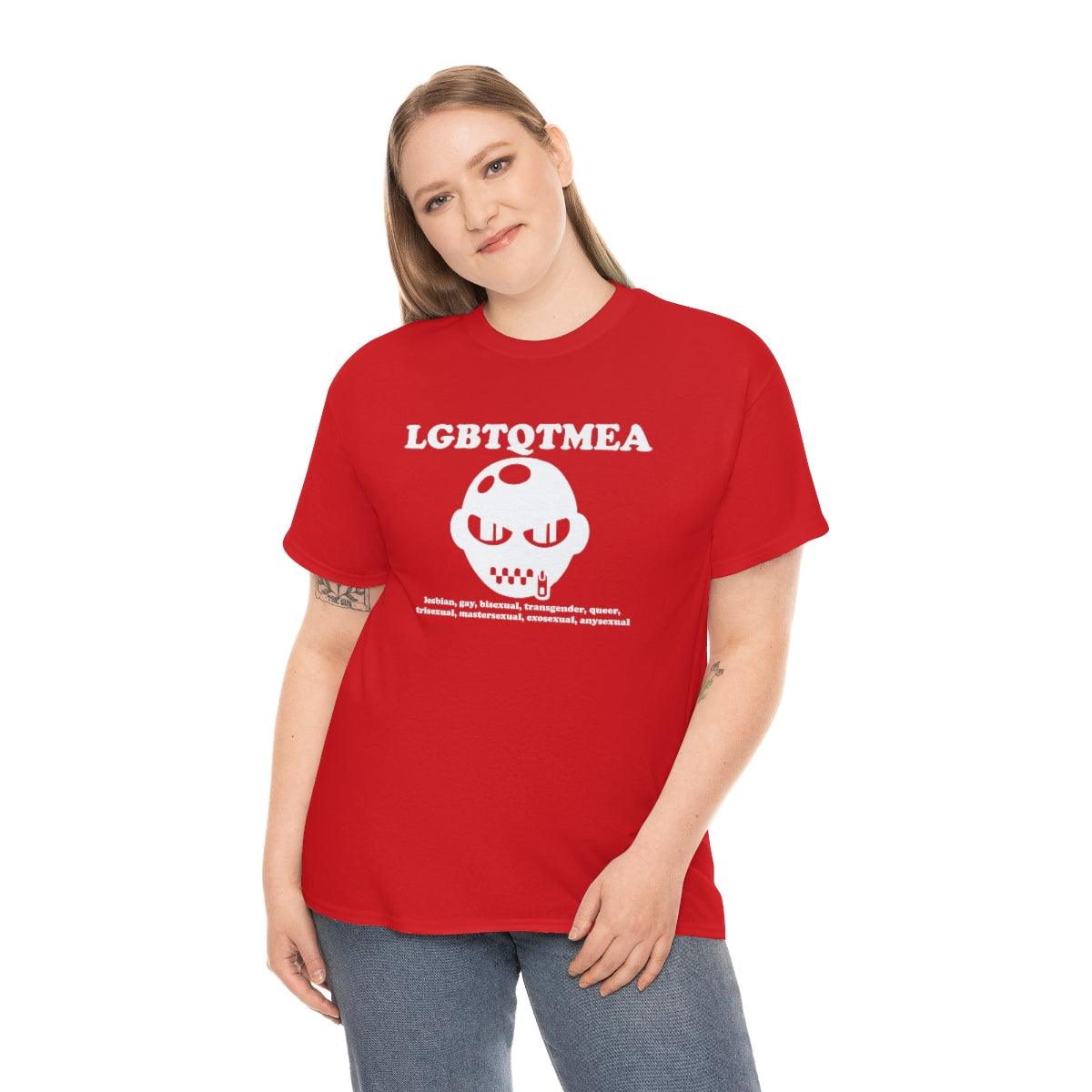 LGBTQTMEA Lesbians, gays, bisexual, transgender, queer, trisexual, mastersexual, exosexual, anysexual - T-Shirt - Witty Twisters Fashions