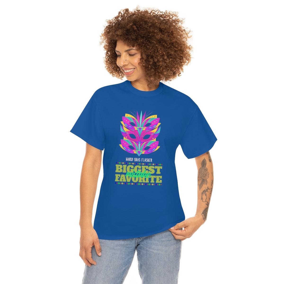 Mardi Gras Flasher Biggest Favorite Mistake - T-Shirt - Witty Twisters Fashions