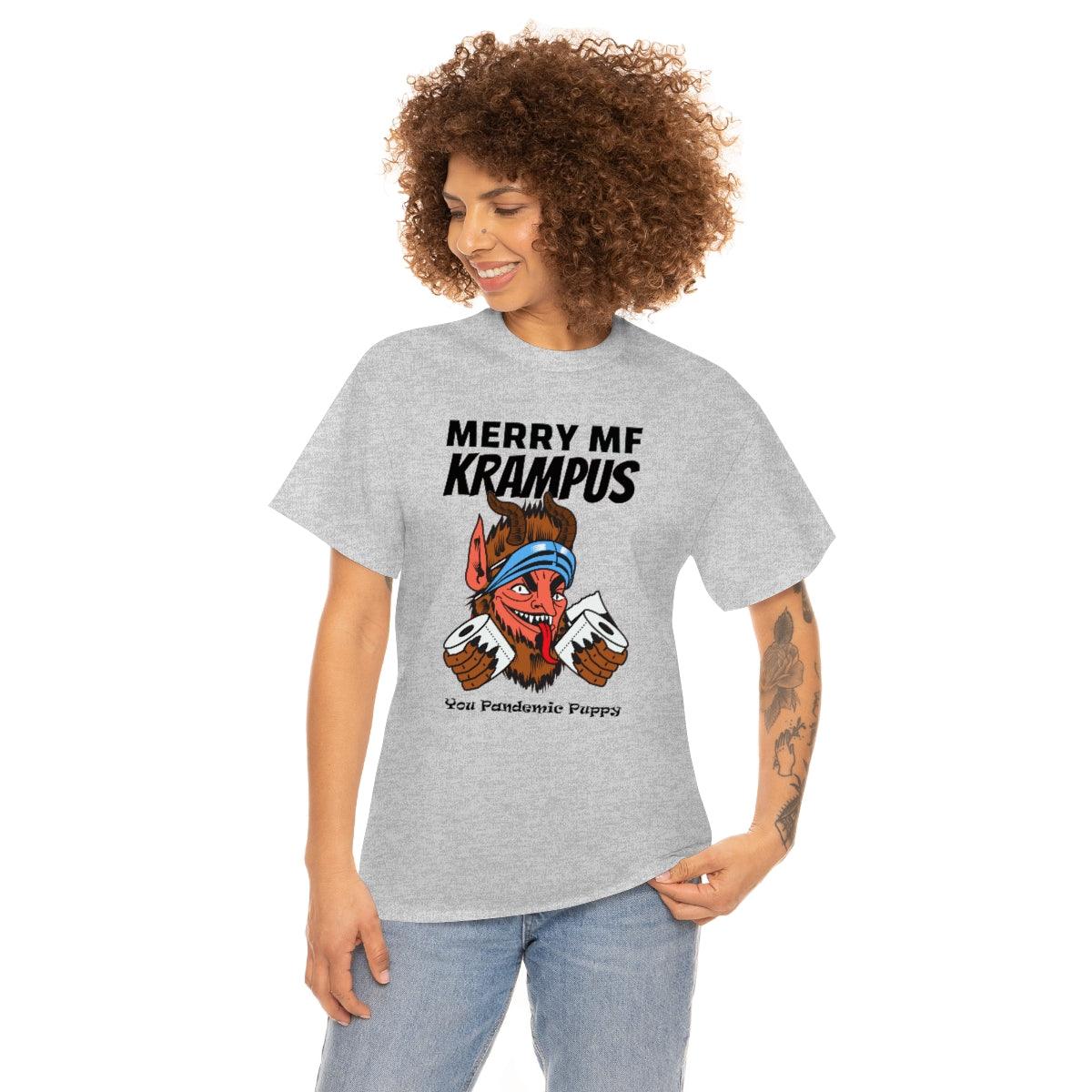 Merry MF Krampus You Pandemic Puppy - Witty Twisters T-Shirts