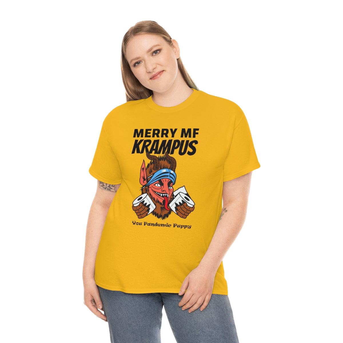 Merry MF Krampus You Pandemic Puppy - Witty Twisters T-Shirts