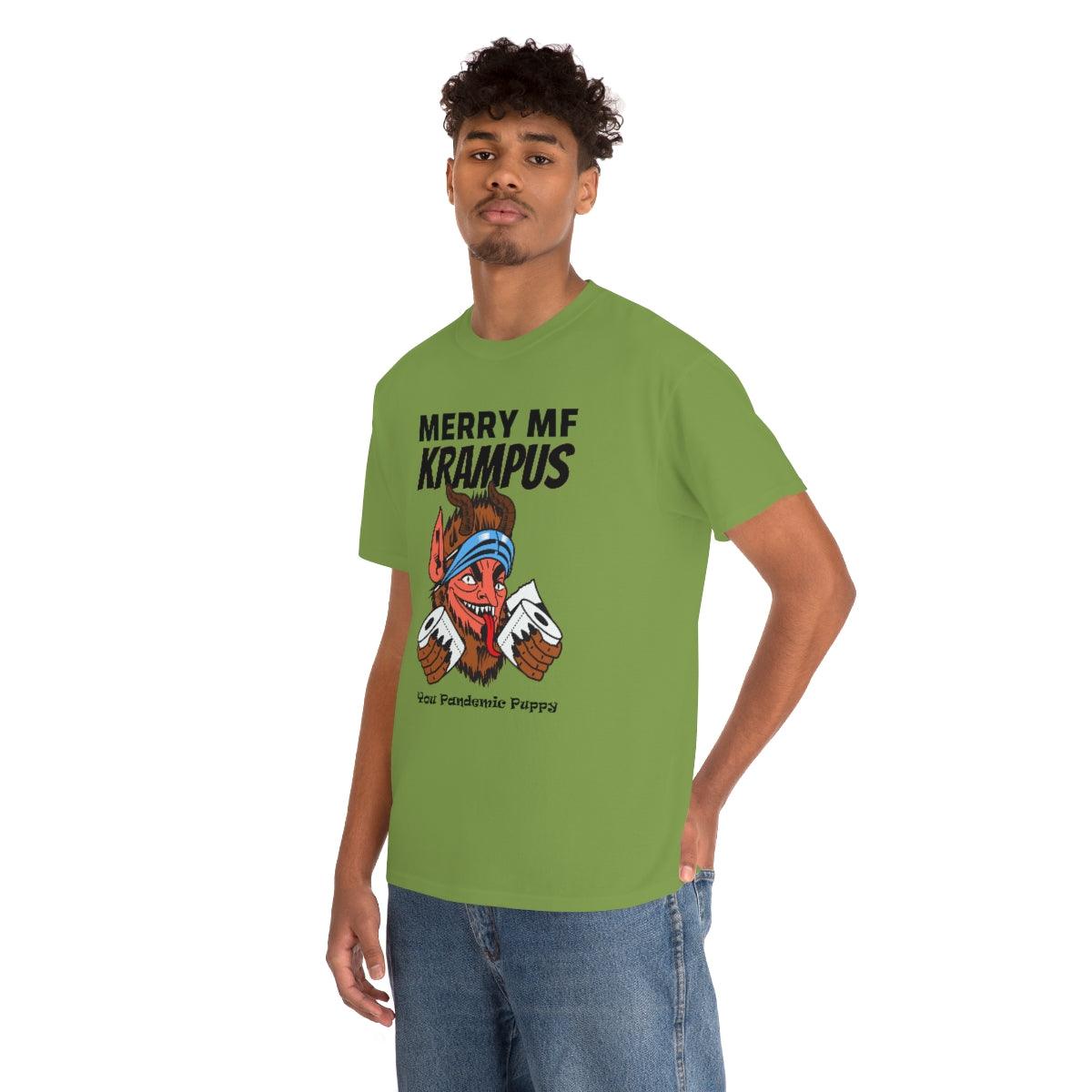 Merry MF Krampus You Pandemic Puppy - Witty Twisters T-Shirts