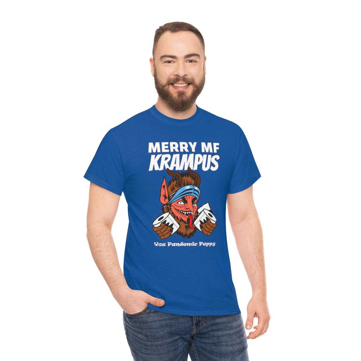 Merry MF Krampus You Pandemic Puppy - Witty Twisters T-Shirts