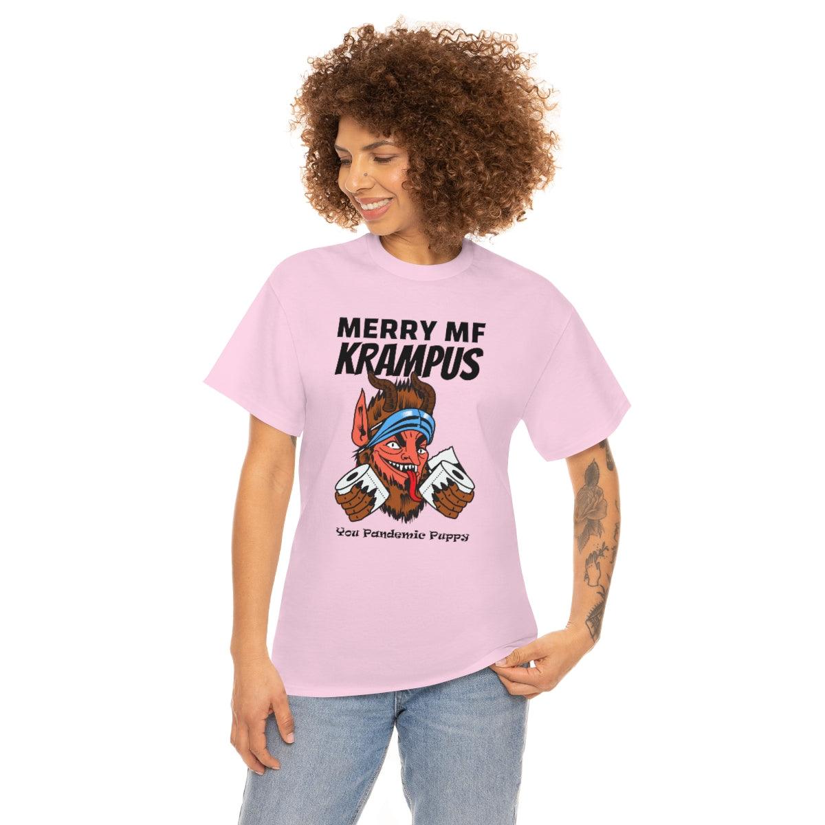 Merry MF Krampus You Pandemic Puppy - Witty Twisters T-Shirts