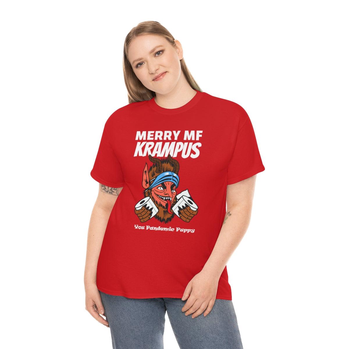 Merry MF Krampus You Pandemic Puppy - Witty Twisters T-Shirts