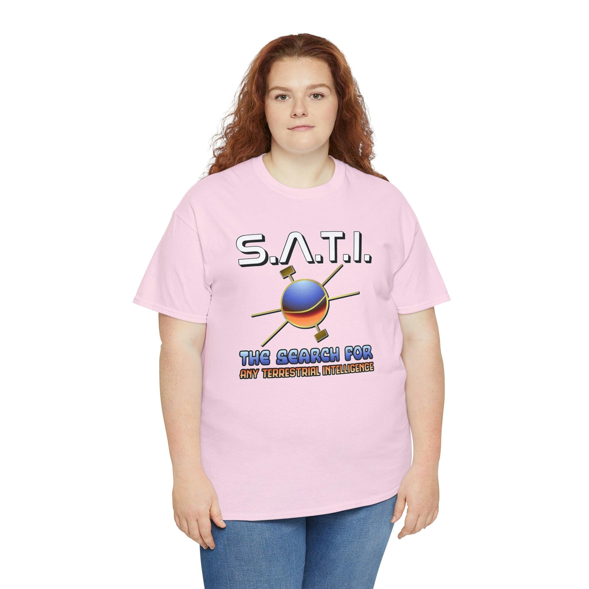 S.A.T.I. The Search For Any Terrestrial Intelligence - T-Shirt - Witty Twisters Fashions