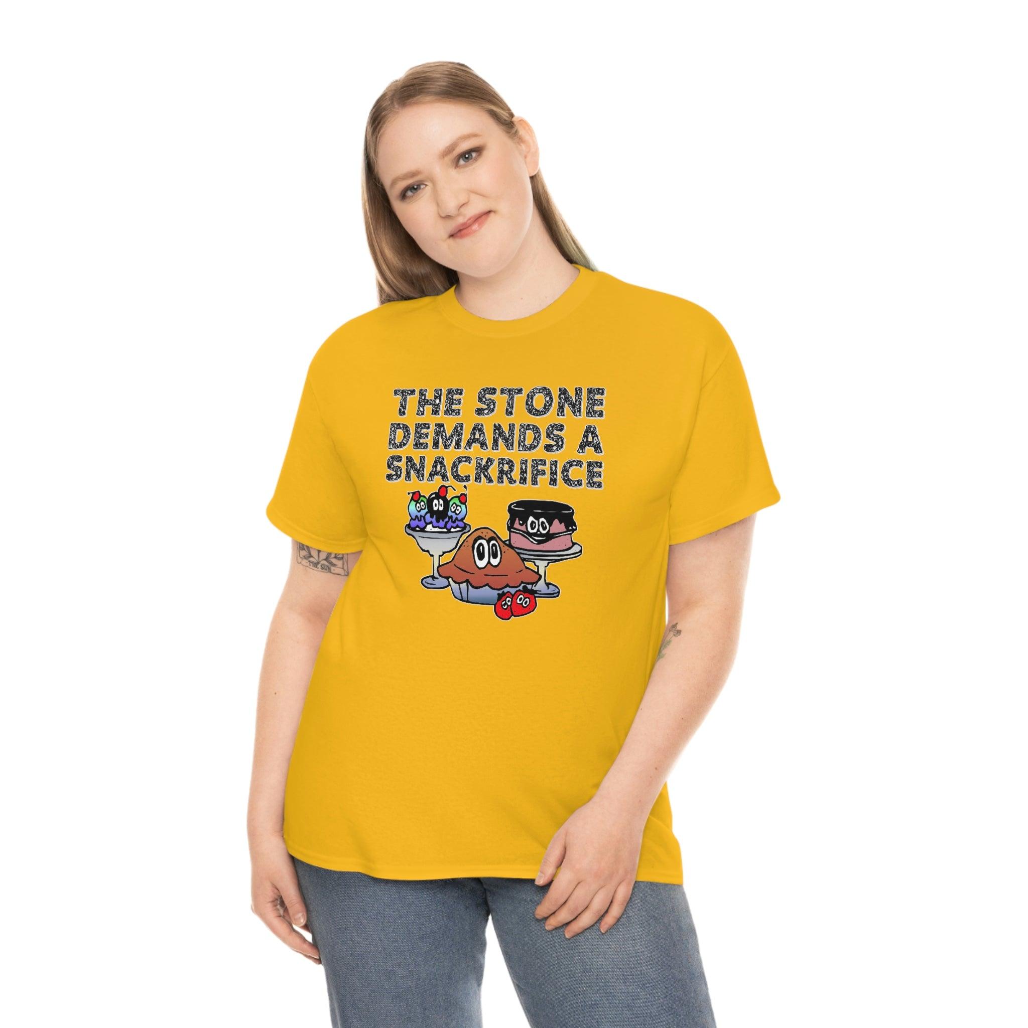 The Stone Demands A Snackrifice - T-Shirt - Witty Twisters Fashions